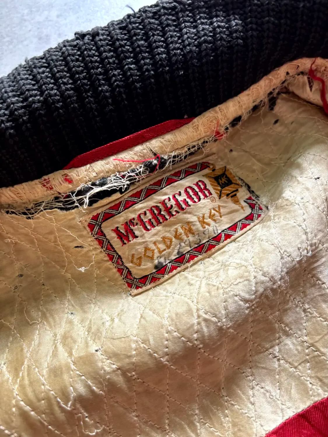60's McGregoer 'GOLDEN KNIT' 자켓 M 상품이미지10