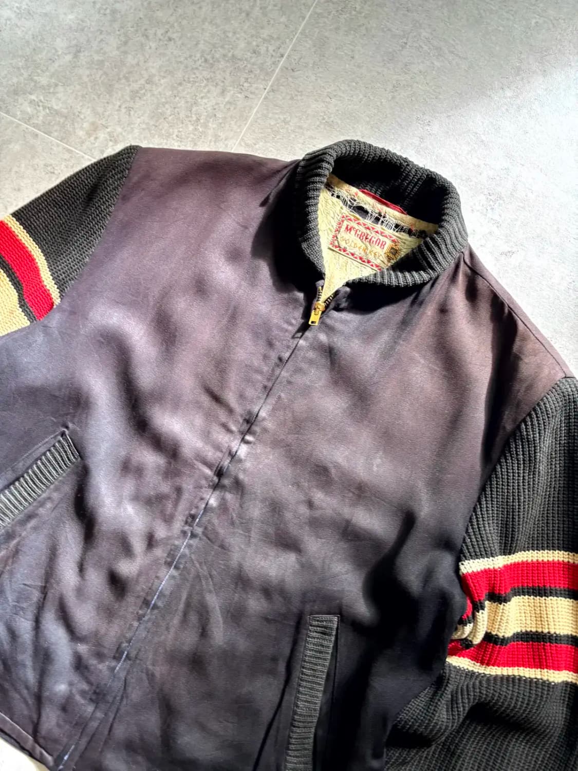 60's McGregoer 'GOLDEN KNIT' 자켓 M 상품이미지2