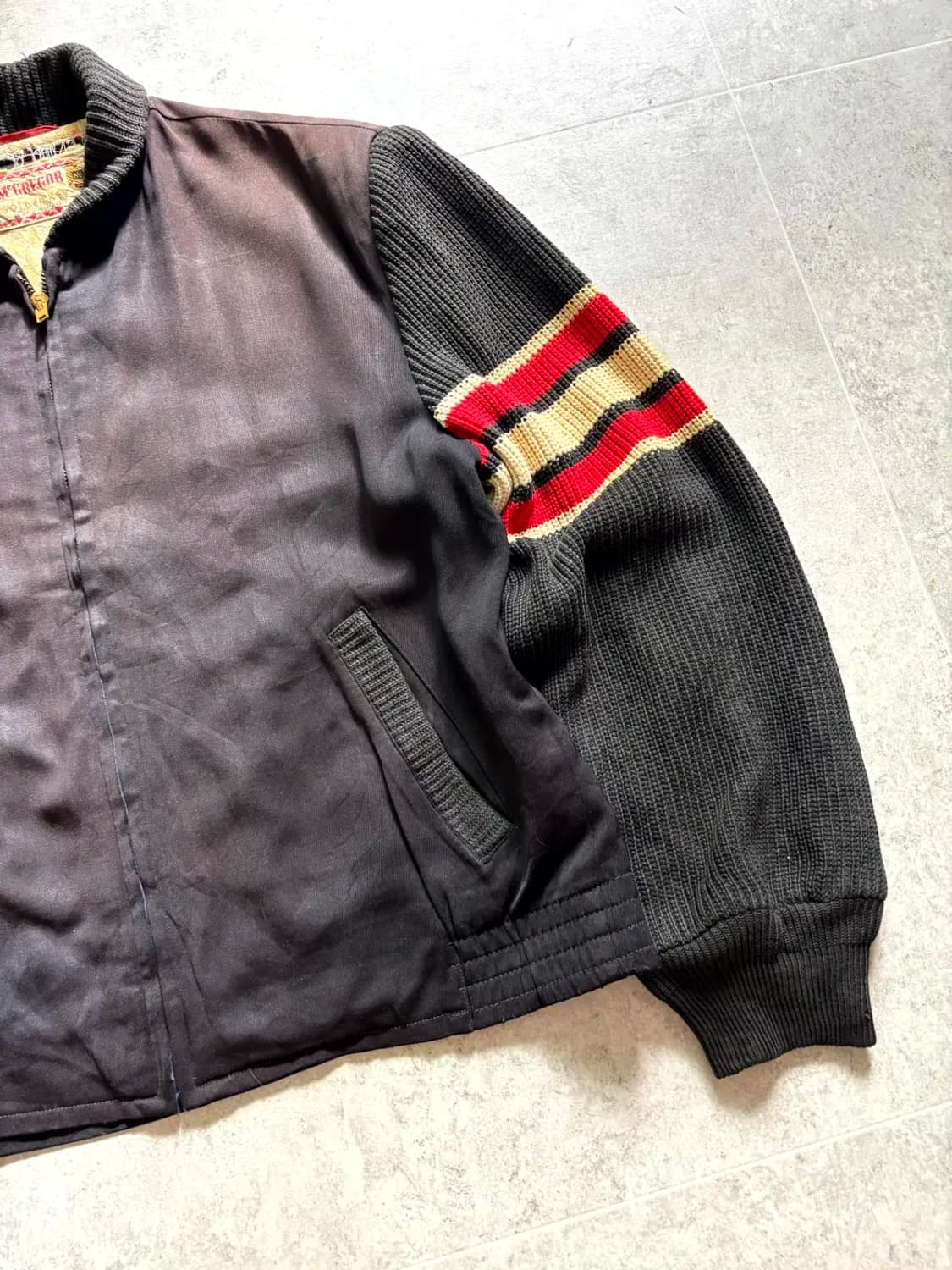 60's McGregoer 'GOLDEN KNIT' 자켓 M 상품이미지5