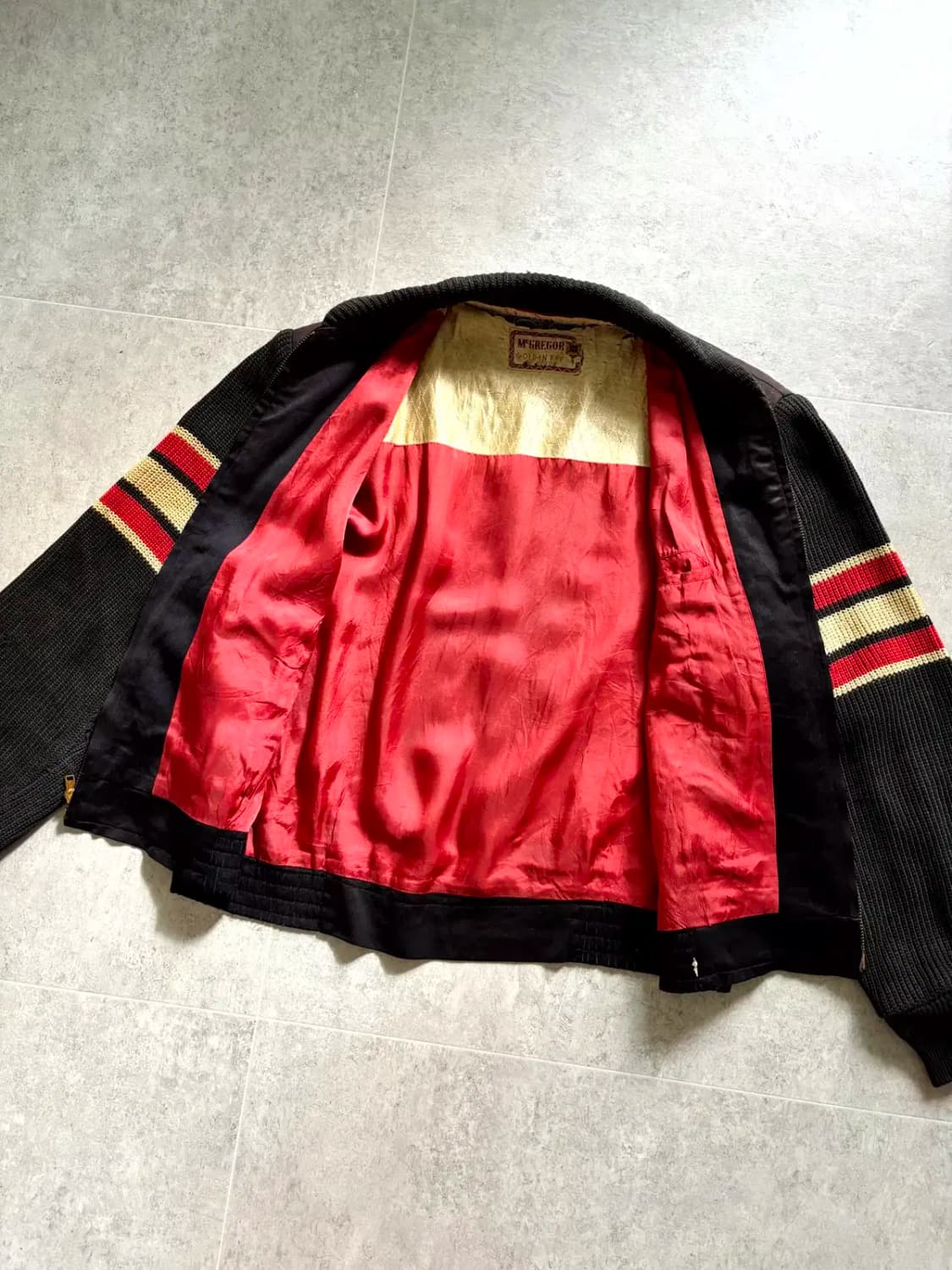 60's McGregoer 'GOLDEN KNIT' 자켓 M 상품이미지9