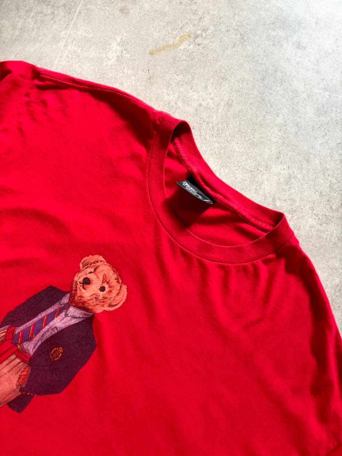 90's 폴로 랄프로렌 POLO BEAR 티셔츠 XL USA MADE 상품이미지7