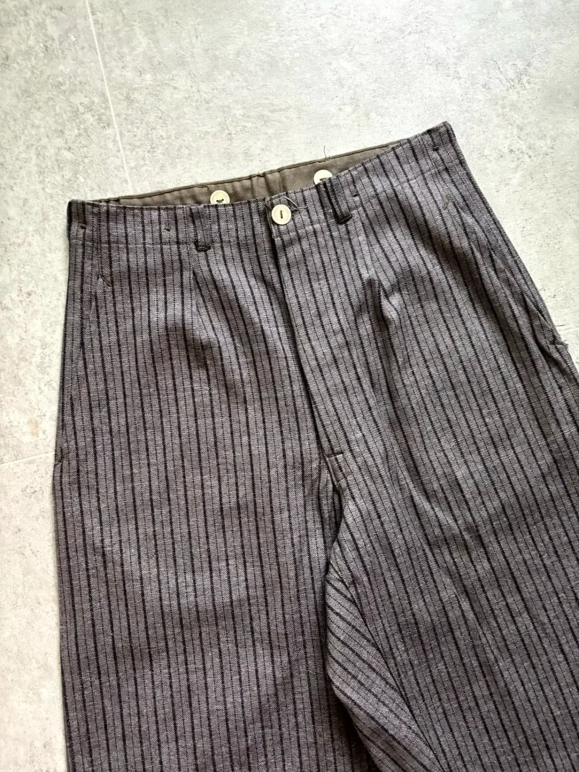 Rare 30~40's 프렌치 스트라이프 워크 팬츠 29" 상품이미지3