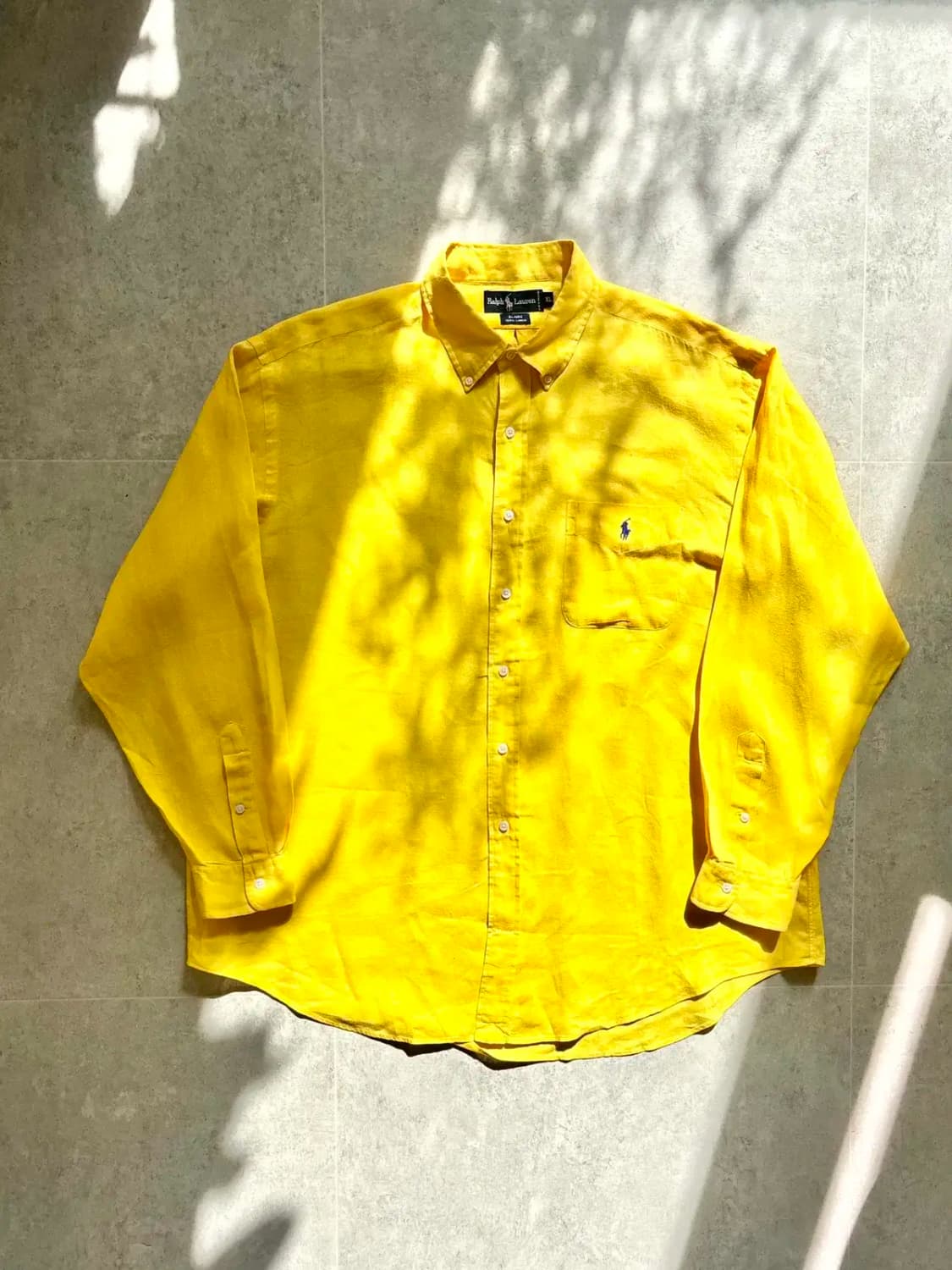 90's 폴로 랄프로렌 BLAIRE 린넨 셔츠 XL(105~110) 상품이미지1