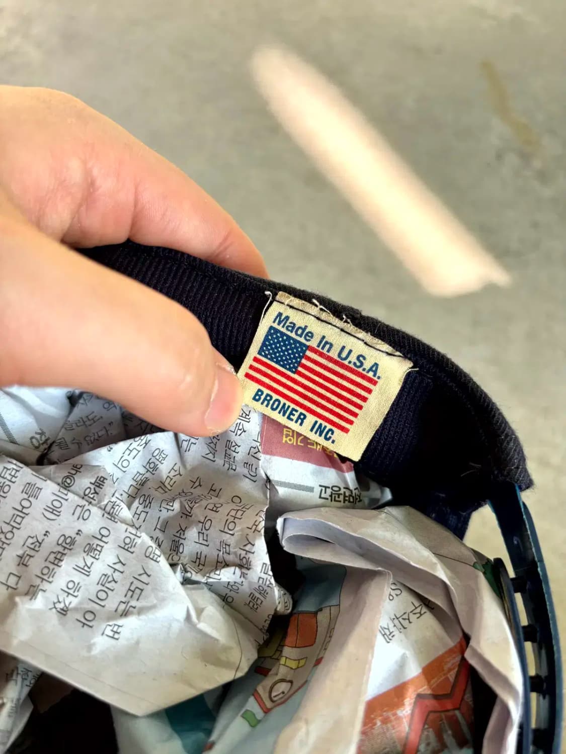 90's Broner Inc. 미시간 울버린 스냅백 USA MADE 상품이미지6