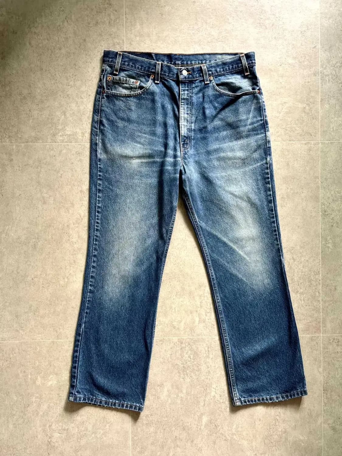 90's 리바이스 517 워싱데님 35~36" Made In U.S.A. 상품이미지1