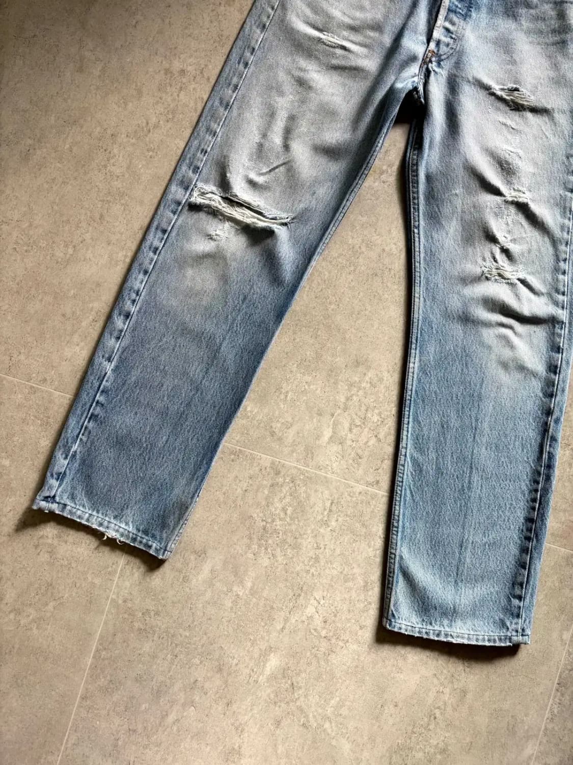90's 리바이스 501 워싱데님 29~30" Made In U.S.A. 상품이미지2