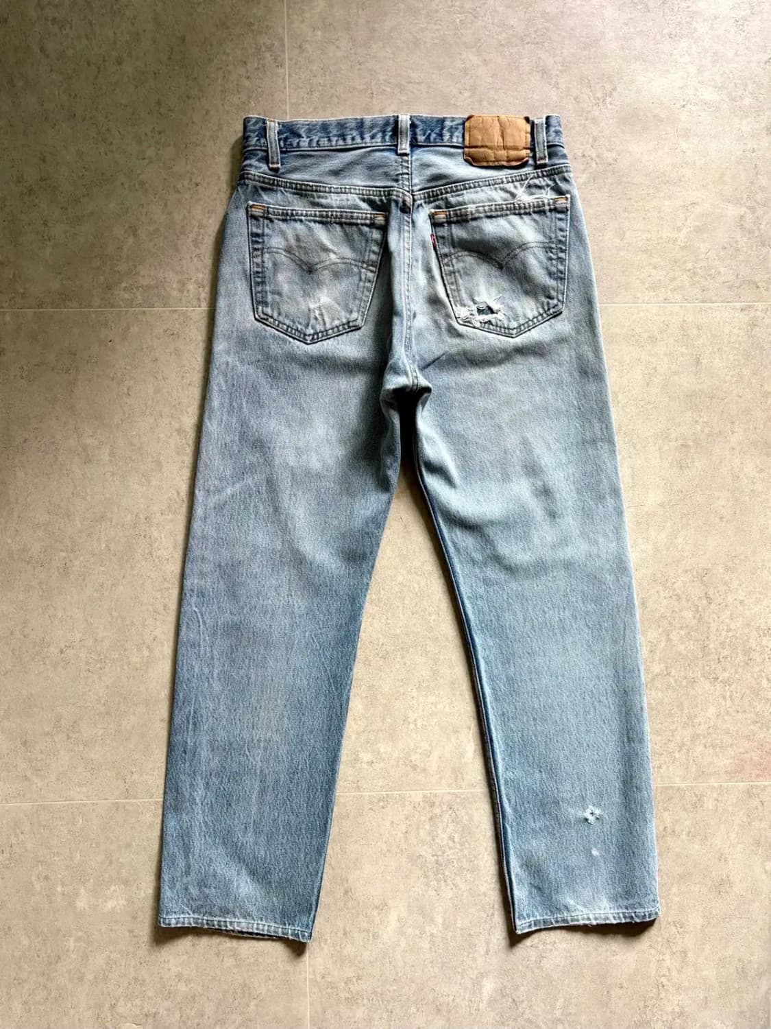 90's 리바이스 501 워싱데님 29~30" Made In U.S.A. 상품이미지8