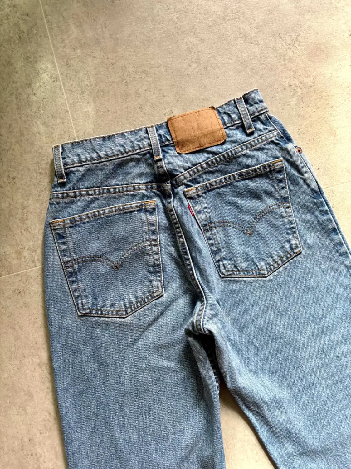 00's 리바이스 550 워싱 데님 27" 상품이미지9