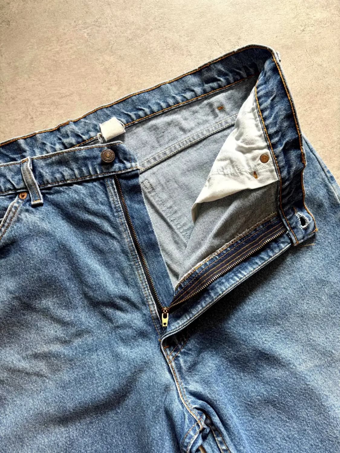 00's 리바이스 505 워싱 데님 39~40" 상품이미지4