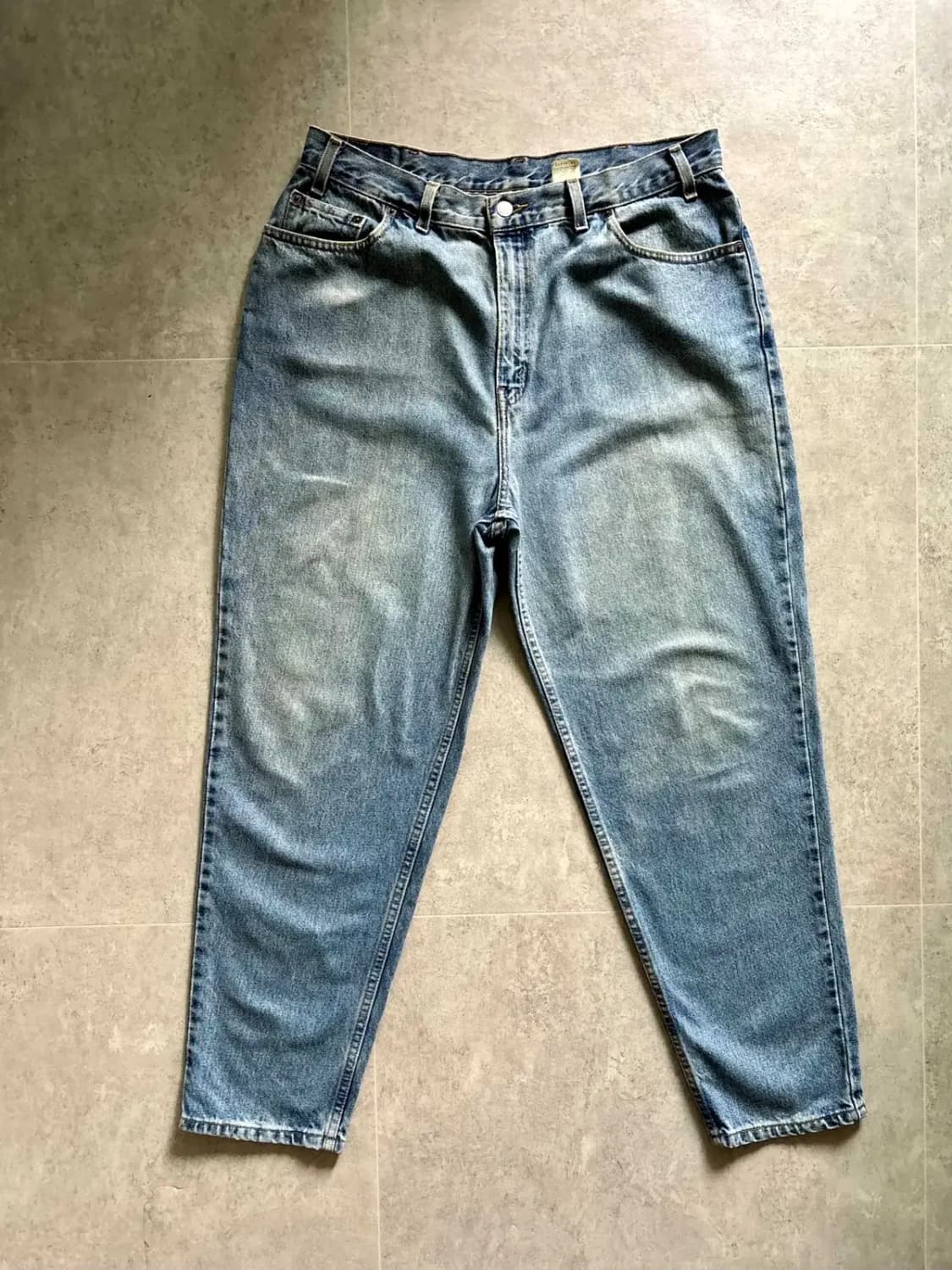 00's 리바이스 550 워싱 데님 34" 상품이미지1