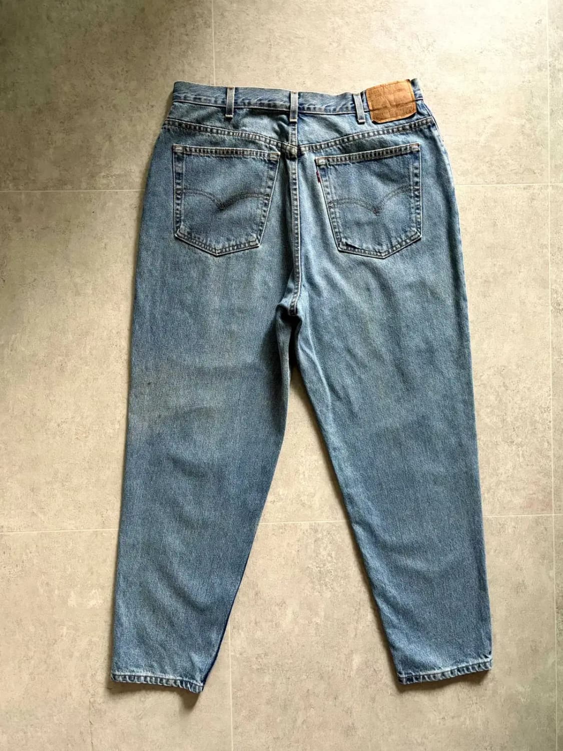 00's 리바이스 550 워싱 데님 34" 상품이미지8