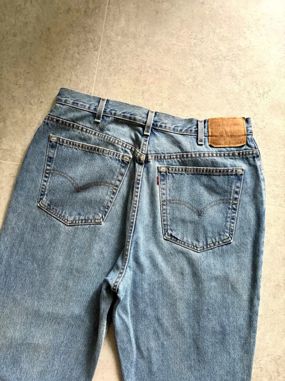 00's 리바이스 550 워싱 데님 34" 상품이미지9