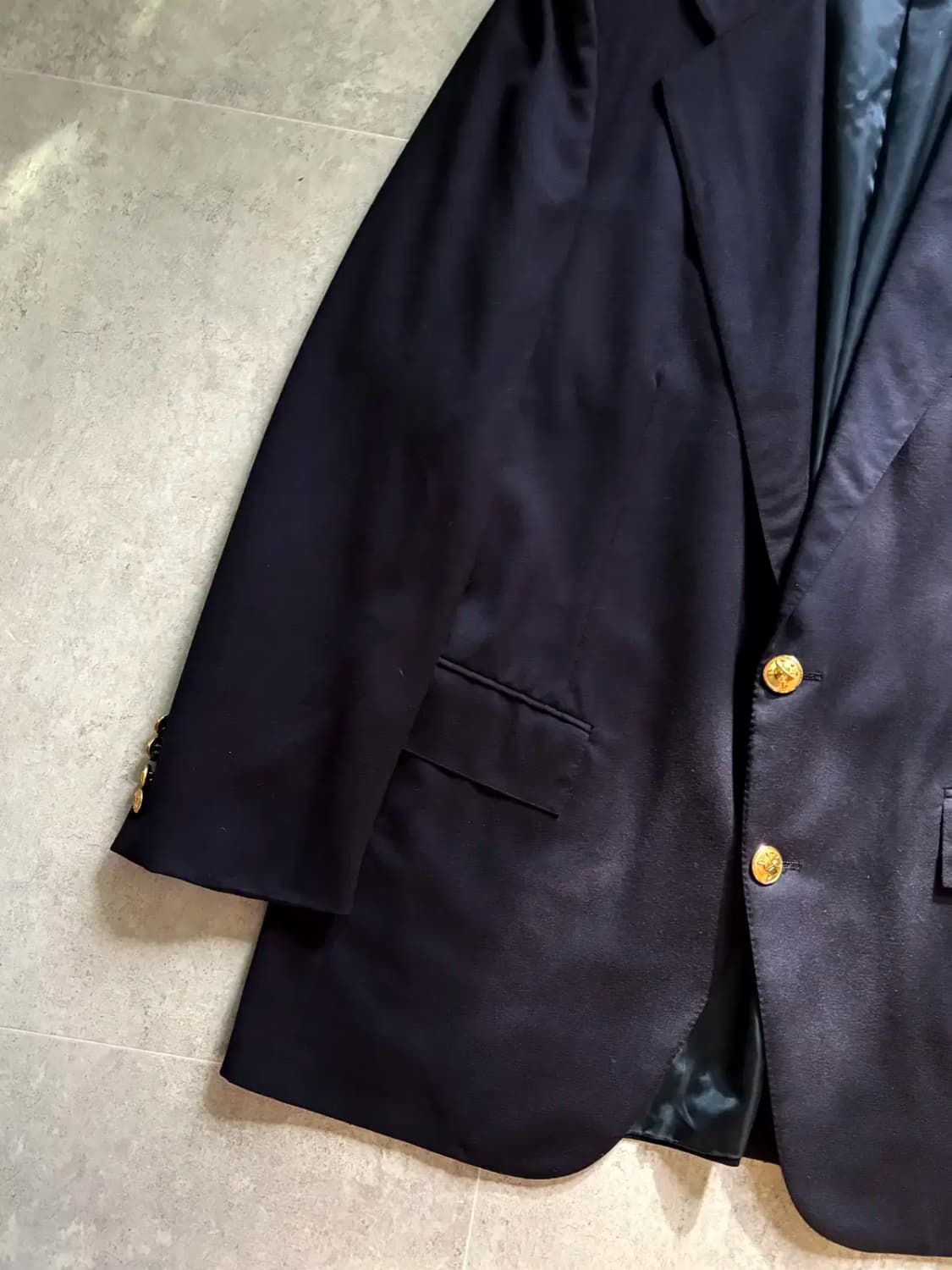 90's 폴로 랄프로렌 금장 버튼 블레이져 42R(105) 상품이미지3