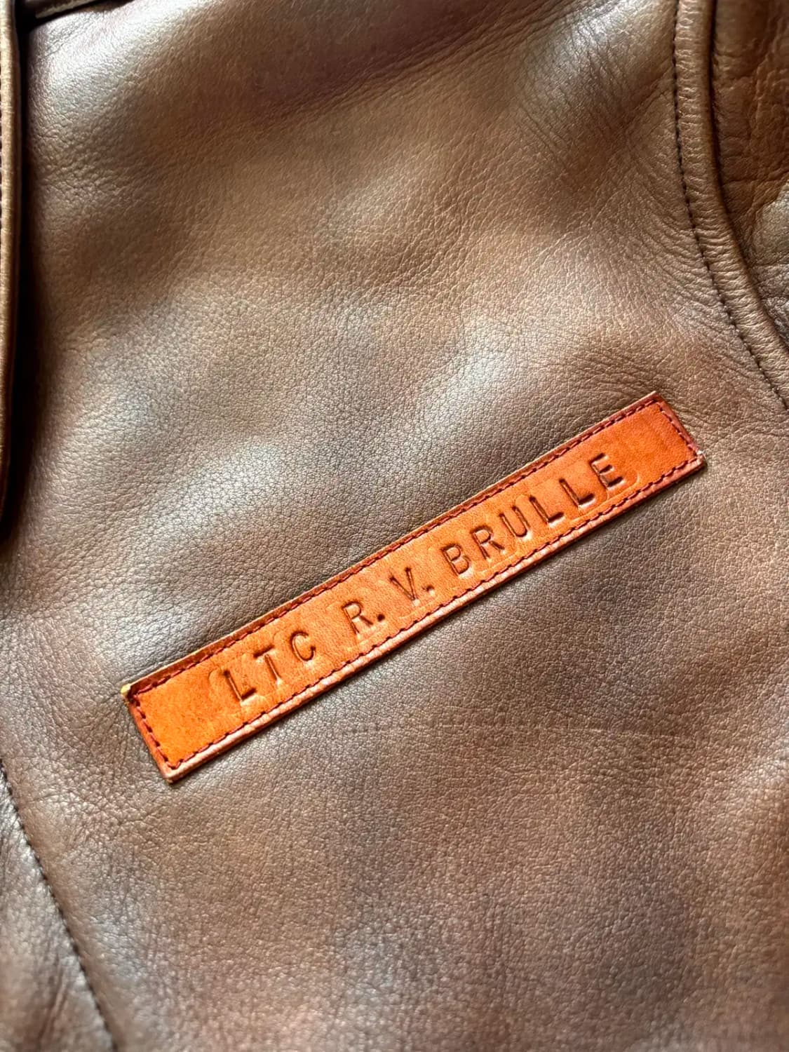 80's 아비렉스 A-2 레더 플라이트 자켓 34(95) 상품이미지3