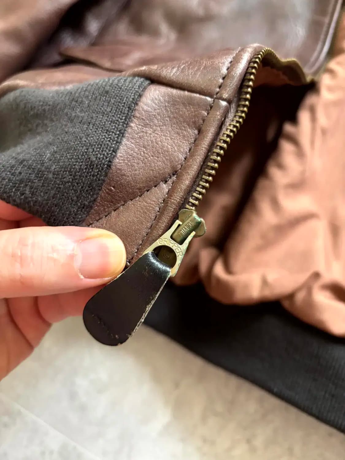 80's 아비렉스 A-2 레더 플라이트 자켓 34(95) 상품이미지7