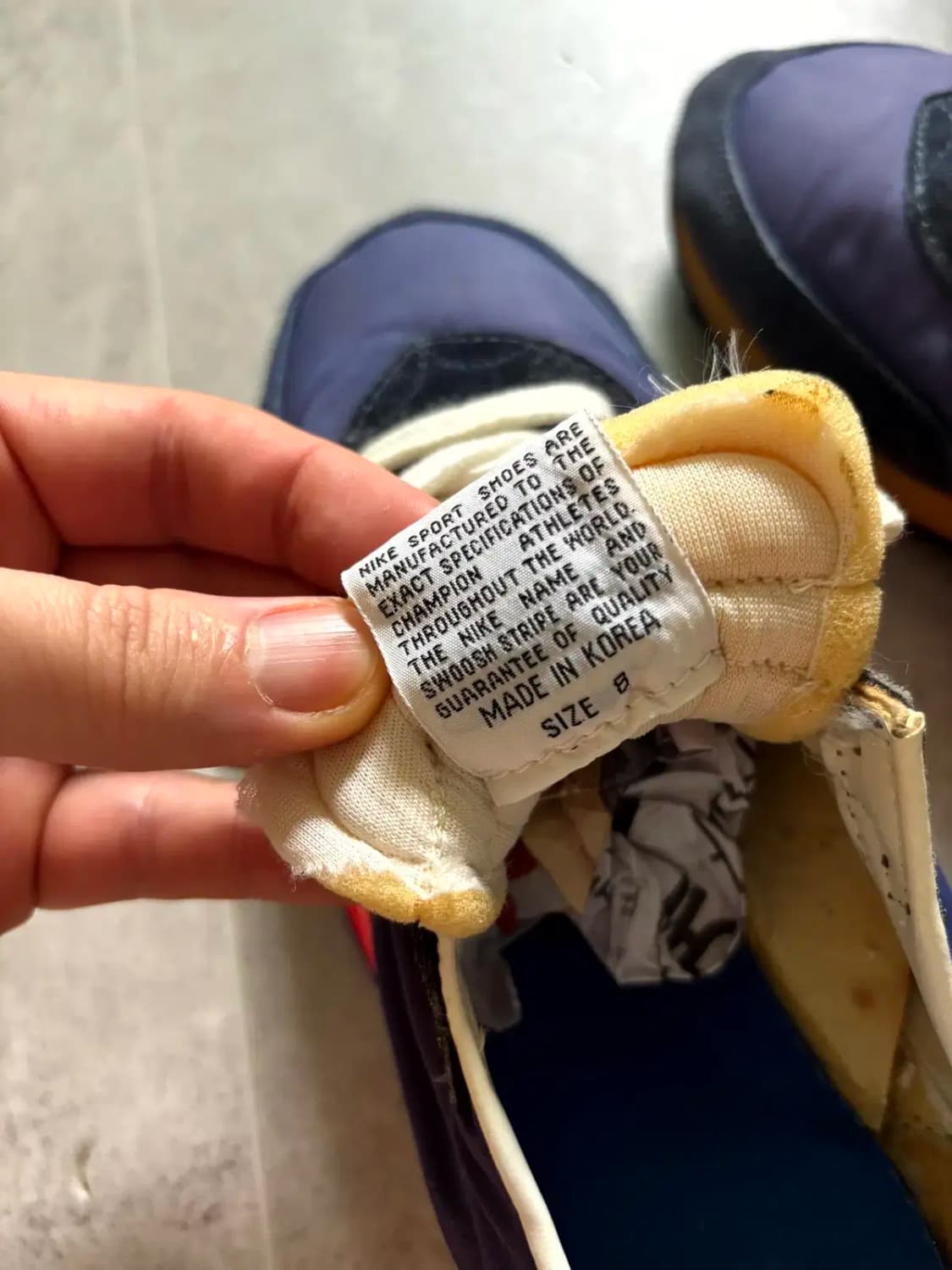 80's 나이키 Waffle Trainers ll US 8 데드스 상품이미지8