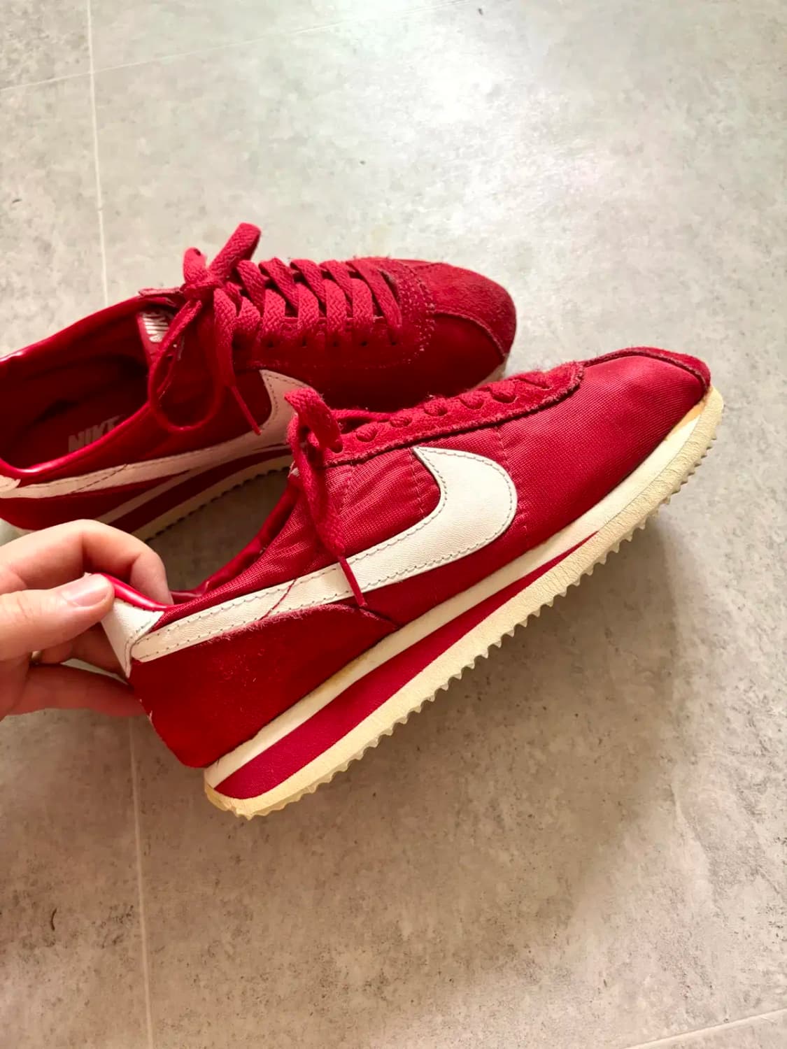 90's 나이키 나일론 코르테즈 US 8(255~260) 데드스탁 상품이미지5