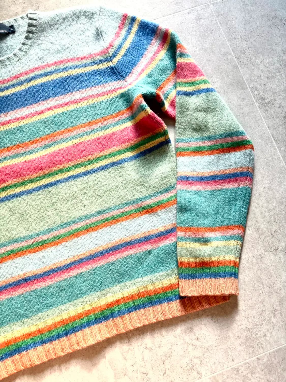 90's 폴로 랄프로렌 앙고라 스웨터 L(95) 상품이미지4