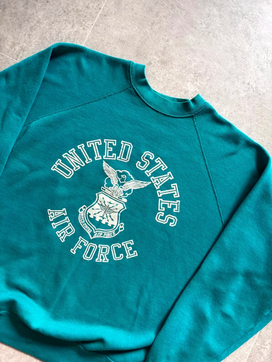 80's ARTEX U.S. Air Force 스웻셔츠 L 상품이미지2