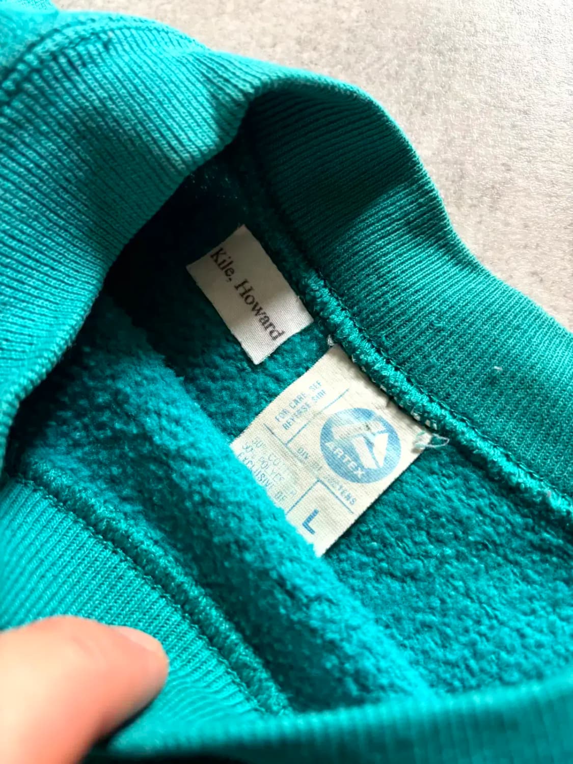 80's ARTEX U.S. Air Force 스웻셔츠 L 상품이미지9