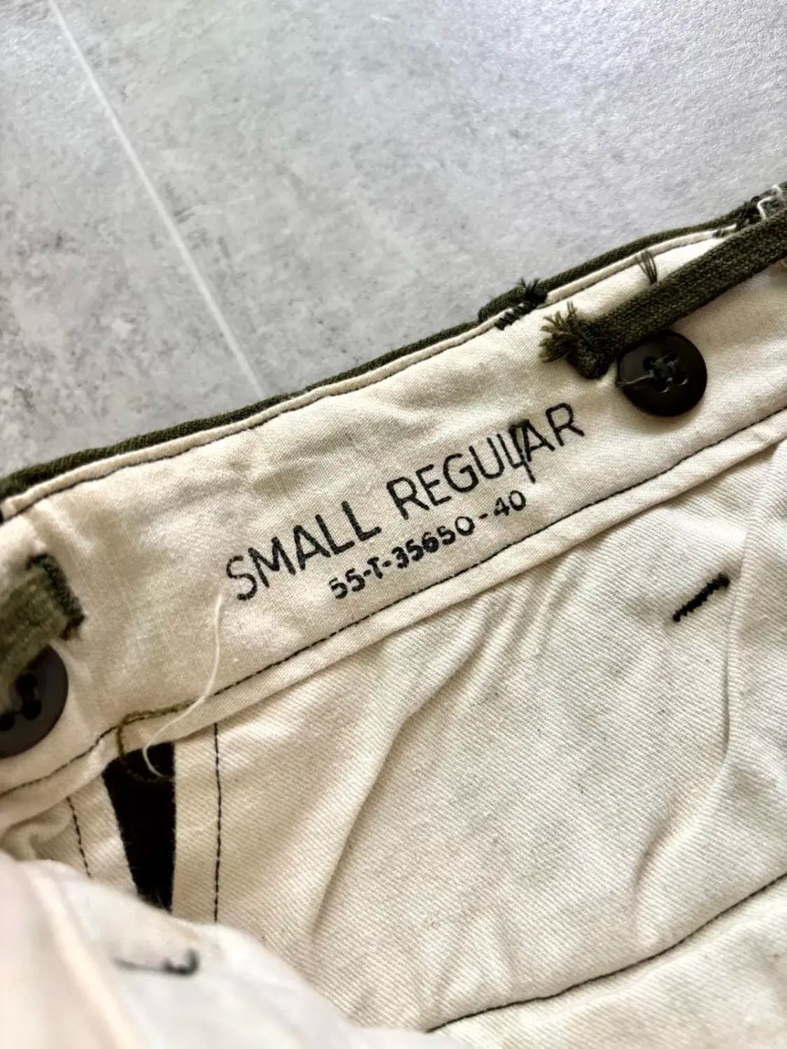 50's 미군 M-51 울 필드 트라우저 S-R(28~30) 상품이미지6