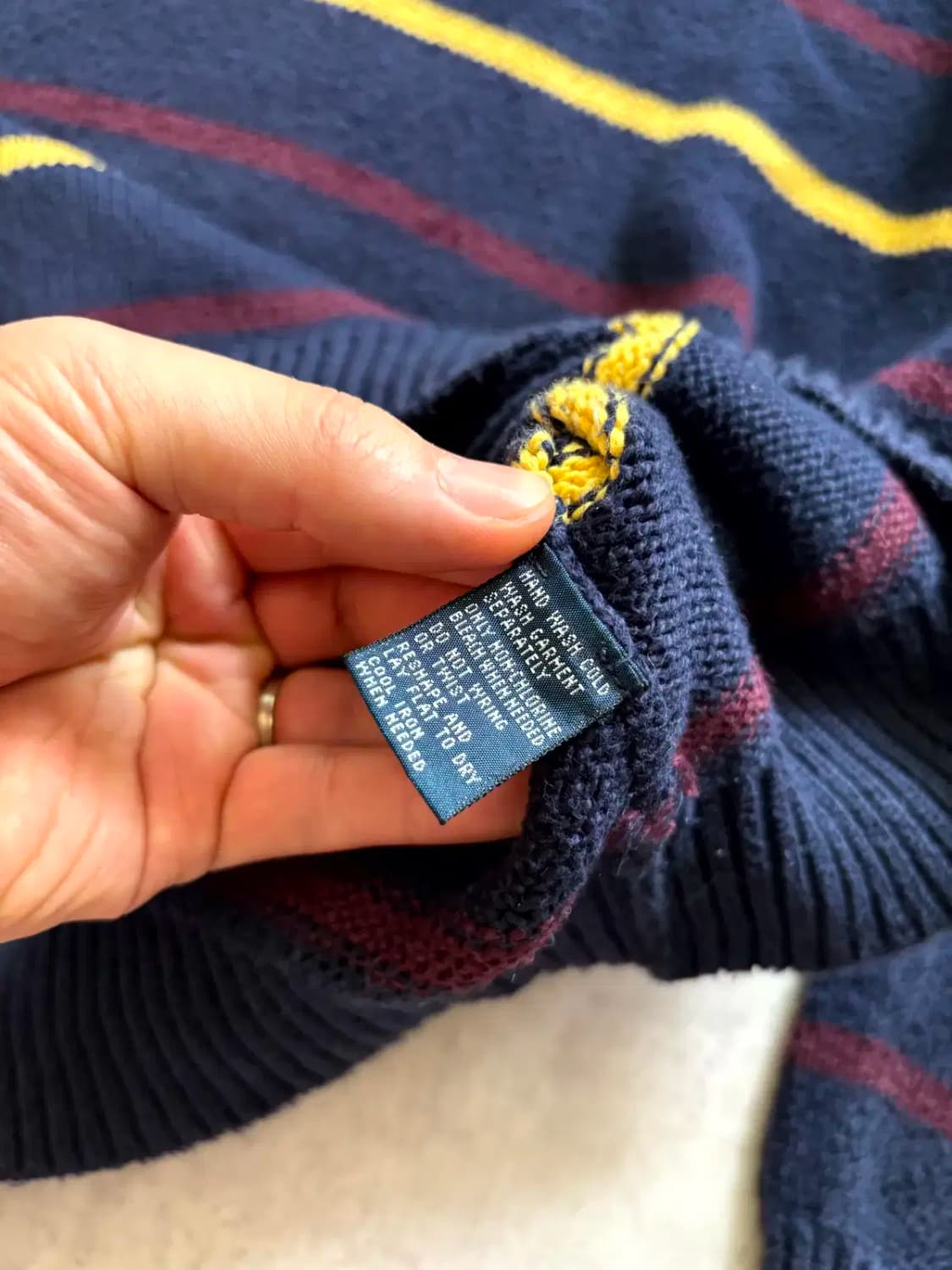 90's 폴로 랄프로렌 풀오버 스웨터 L(100~105) 상품이미지5