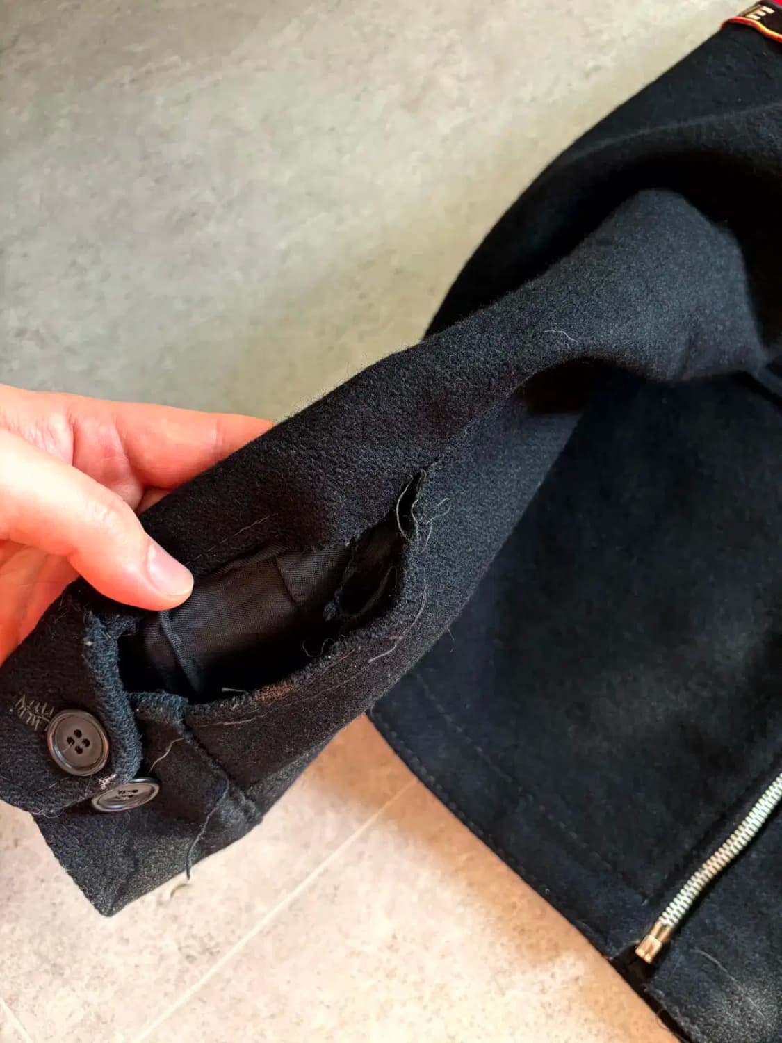 70's 미 해군 USS 수베니어 울 자켓 100 상품이미지7