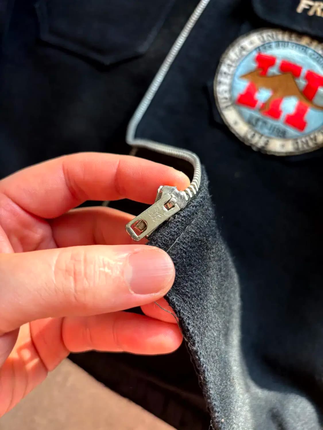 70's 미 해군 USS 수베니어 울 자켓 100 상품이미지8