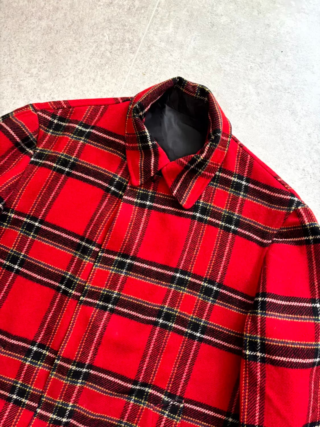 60~70's 팬들턴 리버시블 체크 울 자켓 100~105 상품이미지2