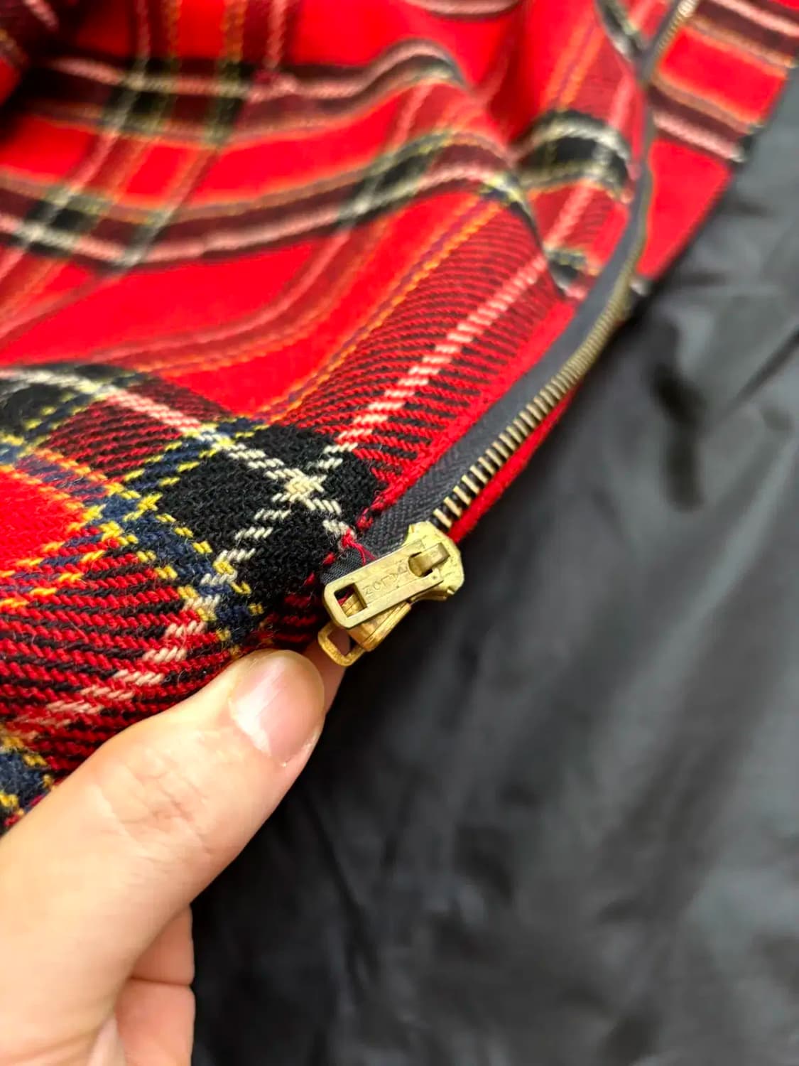 60~70's 팬들턴 리버시블 체크 울 자켓 100~105 상품이미지7