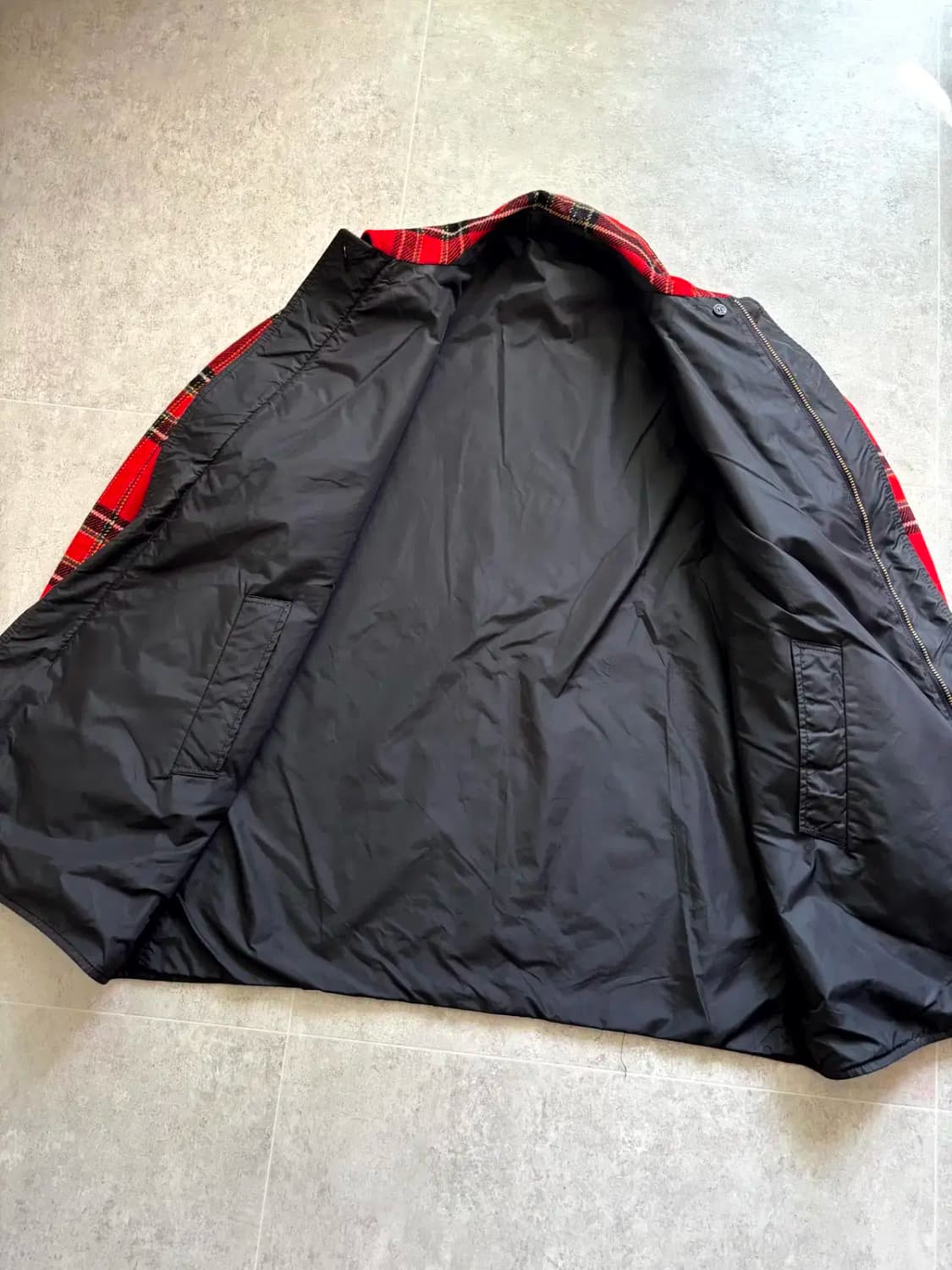 60~70's 팬들턴 리버시블 체크 울 자켓 100~105 상품이미지9