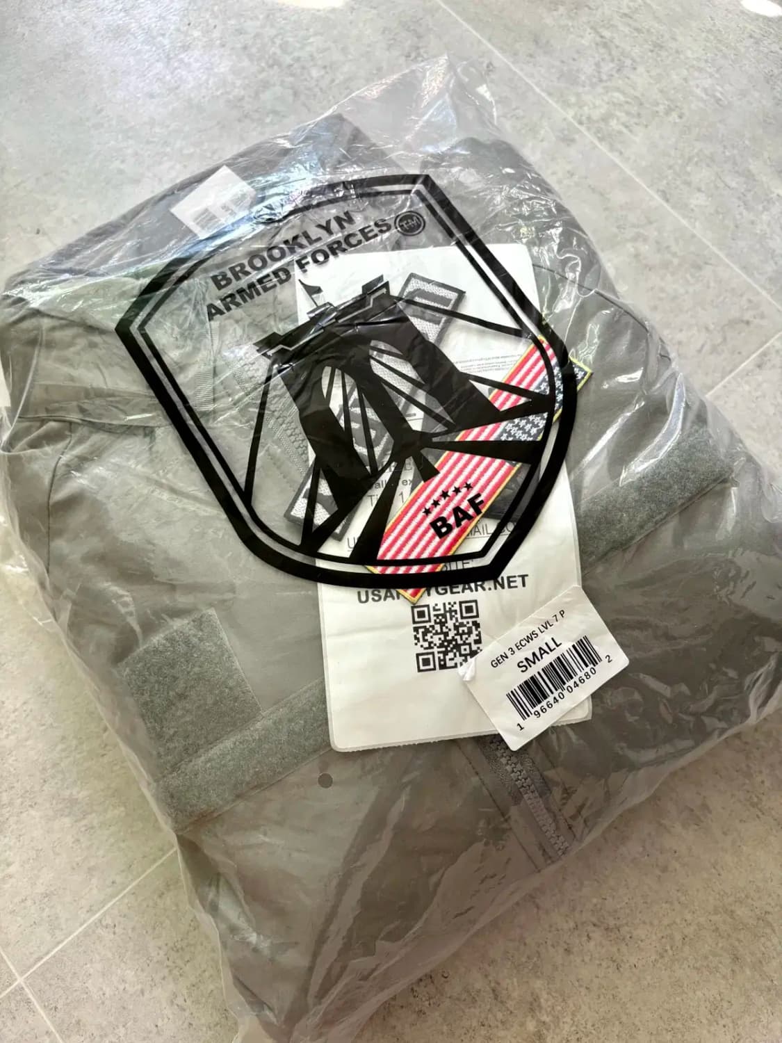 미군 GEN lll Level 7 ECWCS 프리마 로프트 자켓 S-R 상품이미지1