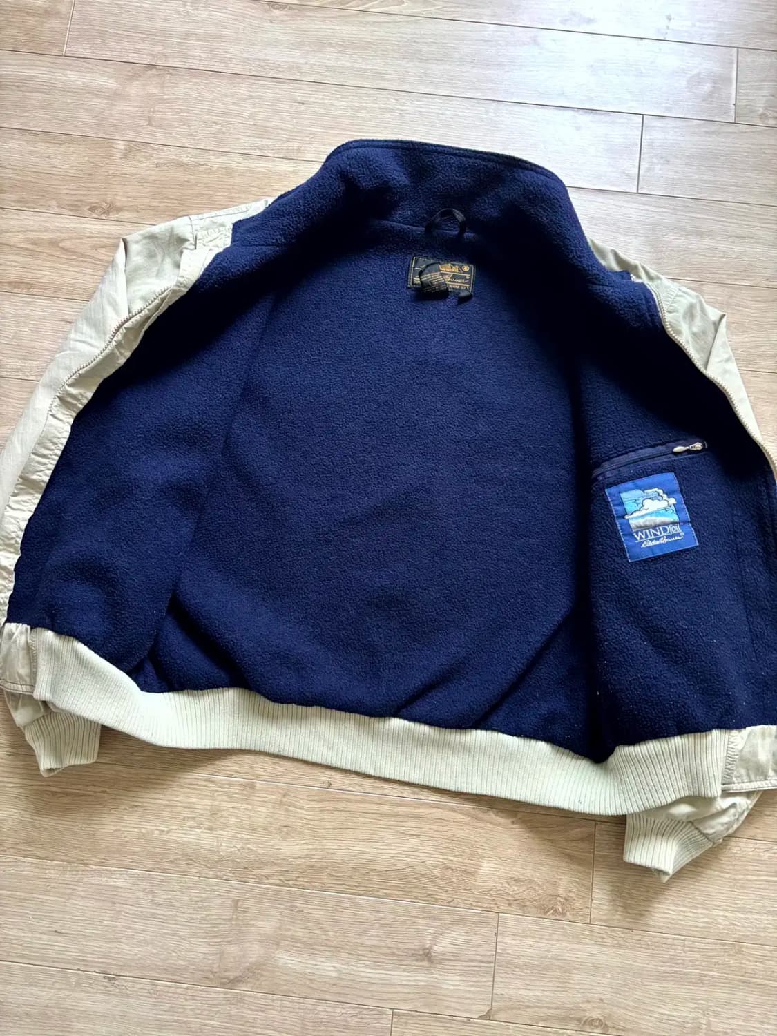 80~90's 에디바우어 나일론 웜업자켓 L(~105) 상품이미지8