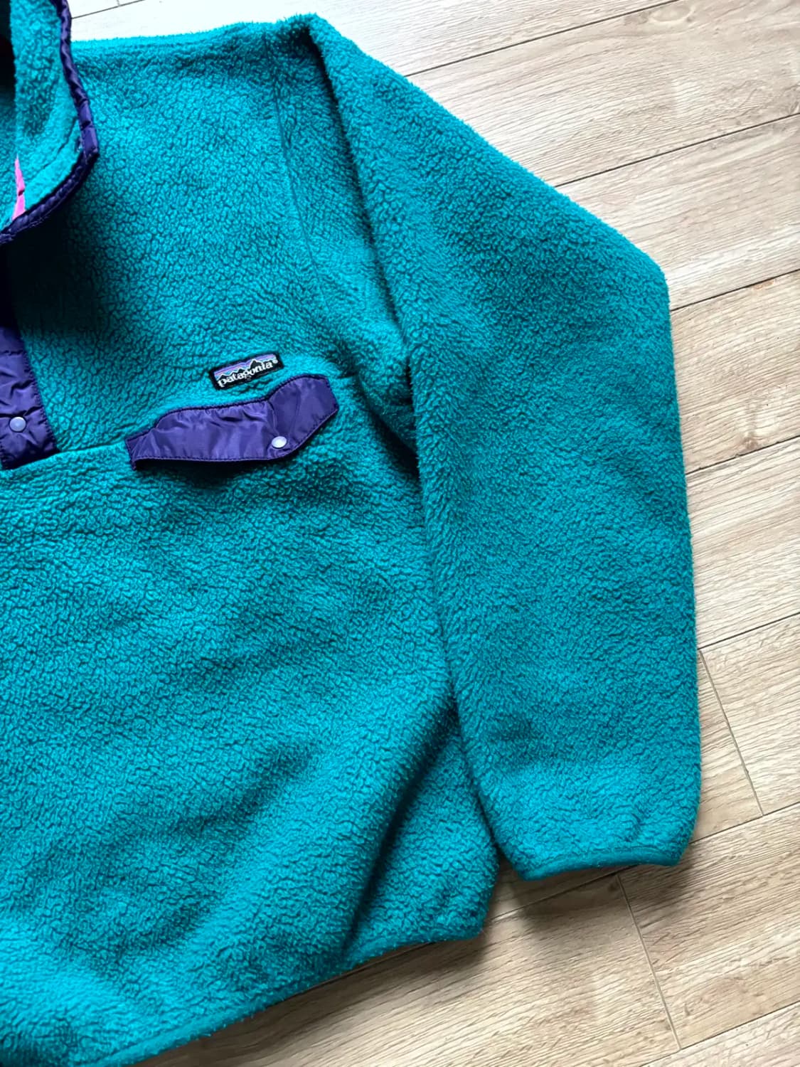 90's 파타고니아 신칠라 Snap-T 플리스 풀오버 S(95~100) 상품이미지5