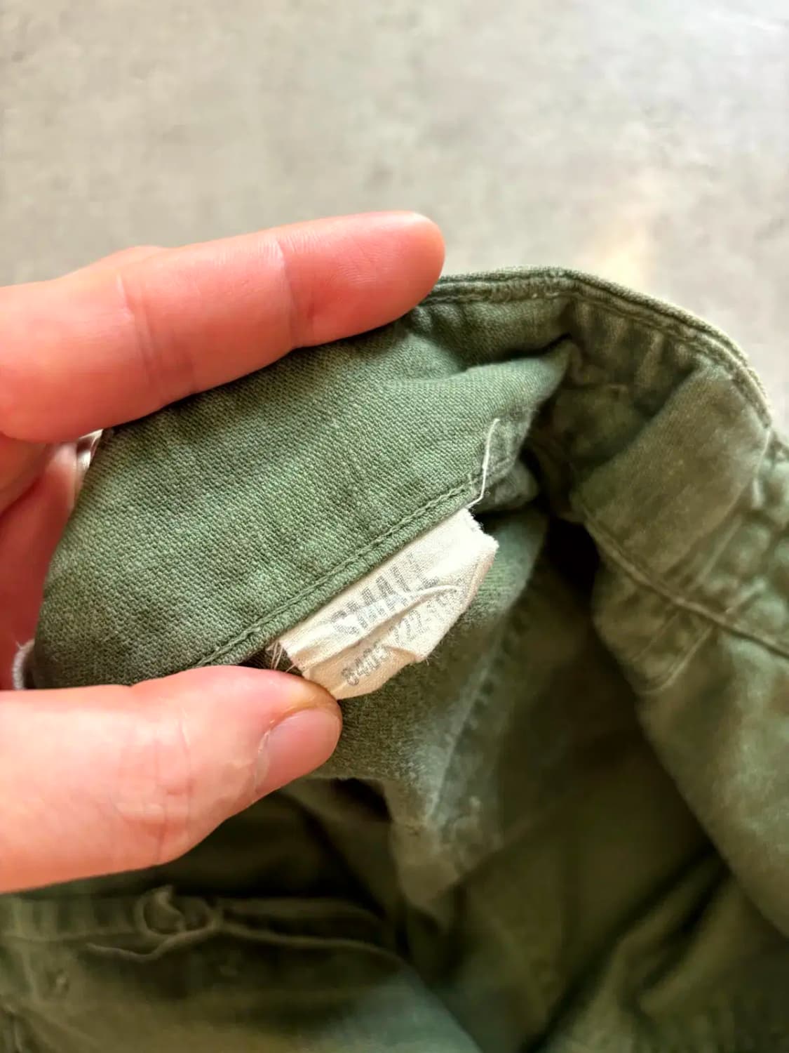 60's 미군 OG 107 퍼티그 팬츠 27~28" 전기형 상품이미지6