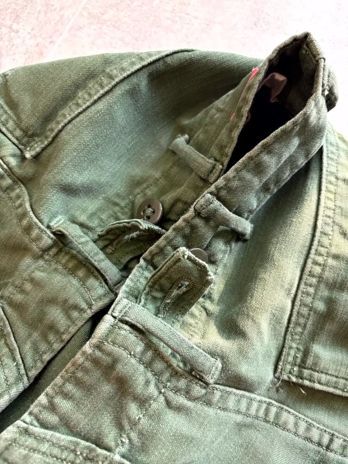 60's 미군 OG 107 퍼티그 팬츠 27~28" 전기형 상품이미지7