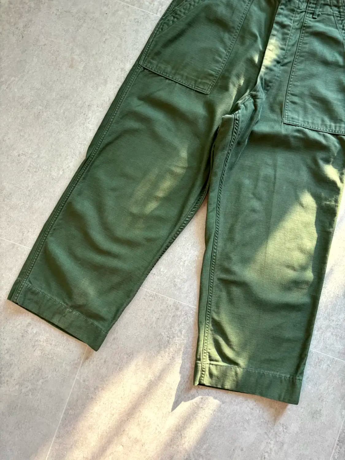 60's 미군 OG 107 퍼티그 팬츠 M(30~32) 전기형 상품이미지2