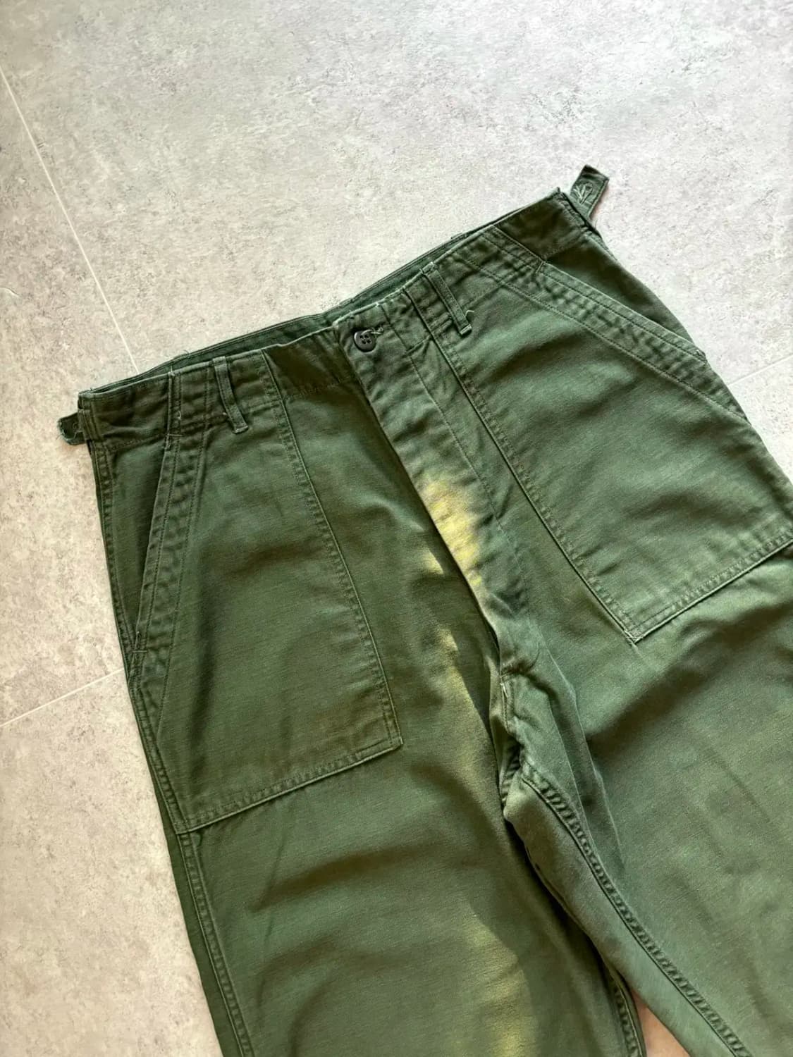60's 미군 OG 107 퍼티그 팬츠 M(30~32) 전기형 상품이미지3