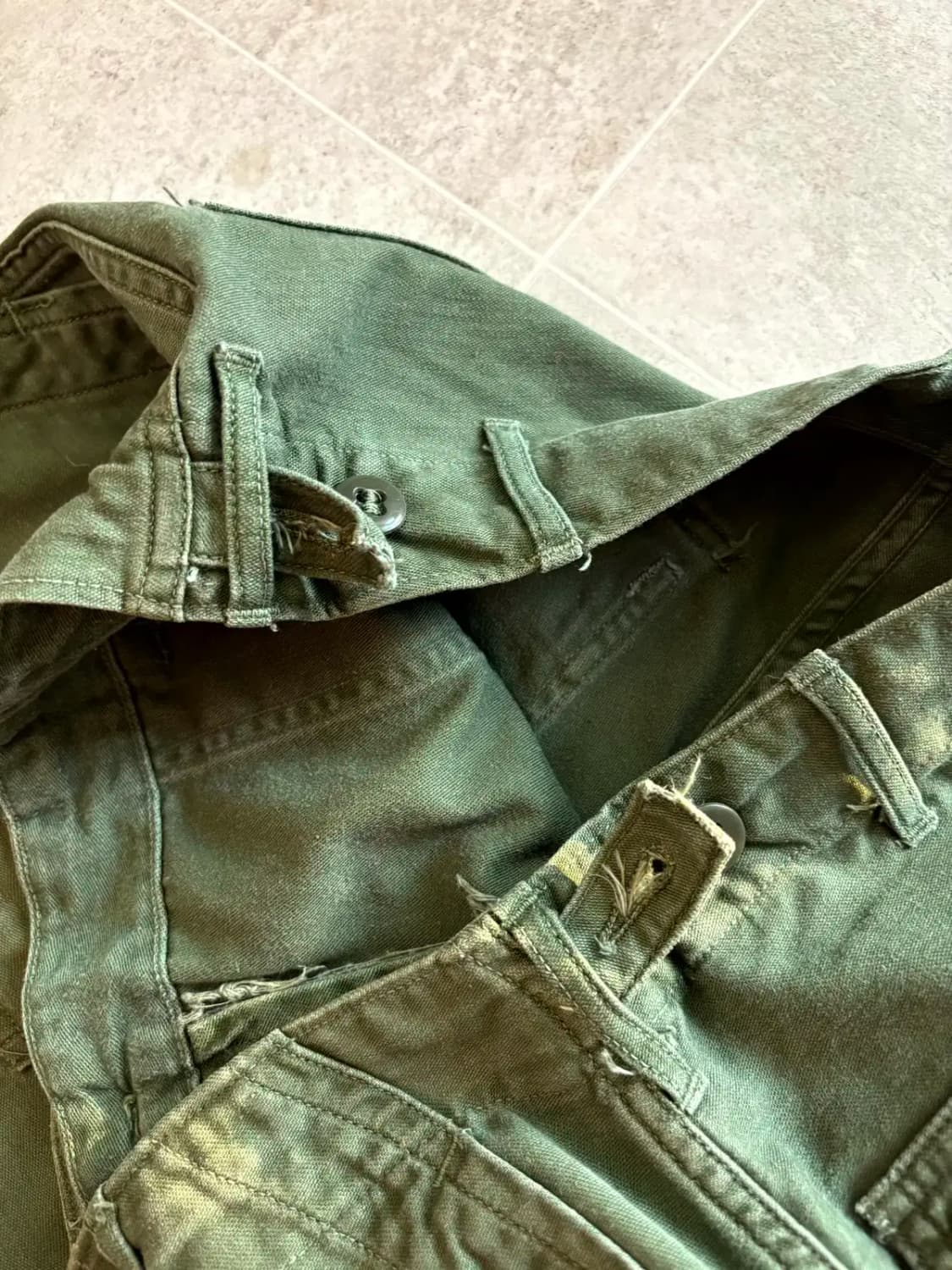 60's 미군 OG 107 퍼티그 팬츠 M(30~32) 전기형 상품이미지8