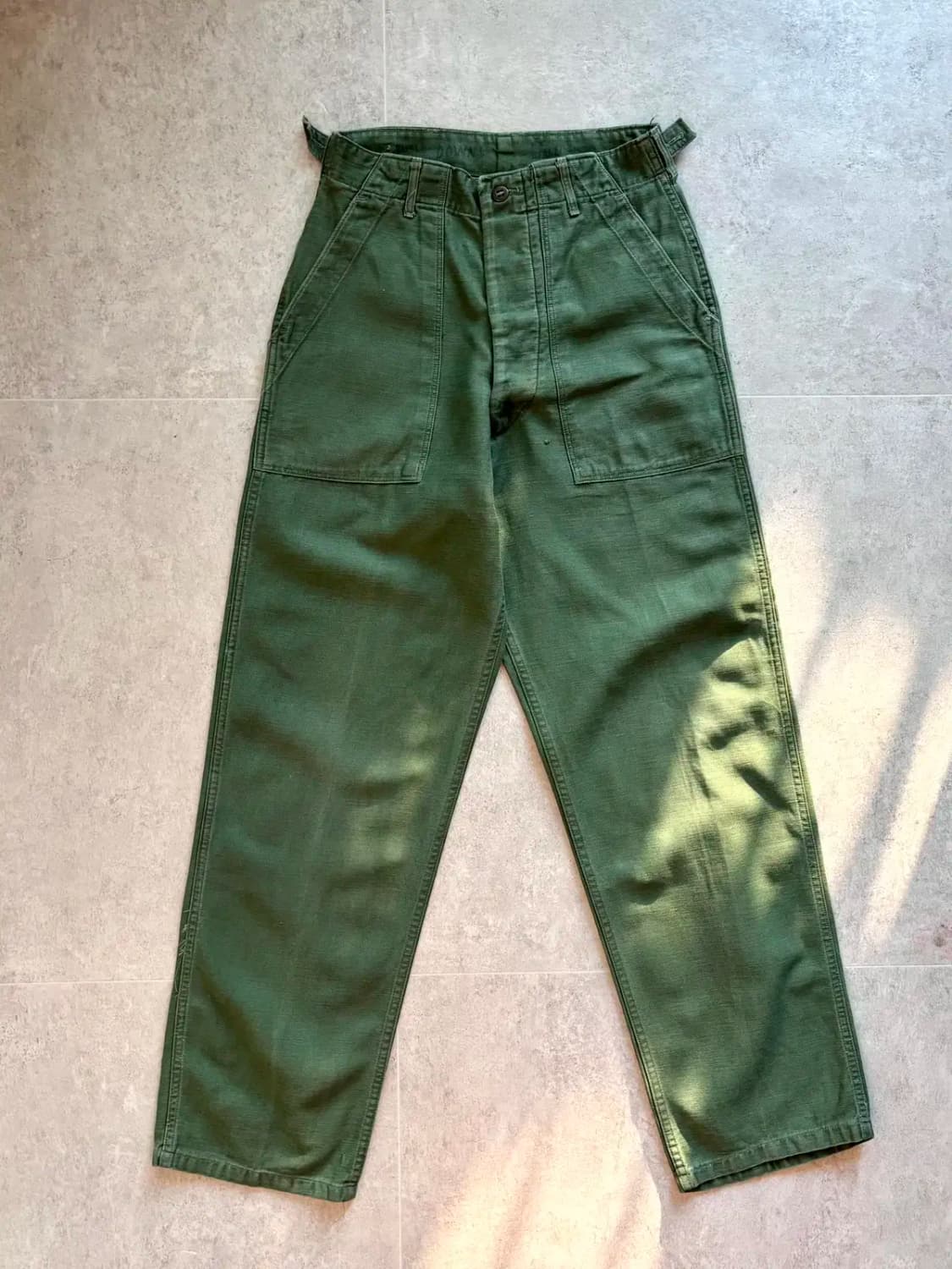 50's 미군 OG 107 퍼티그 팬츠 28~29" 초기형 상품이미지1