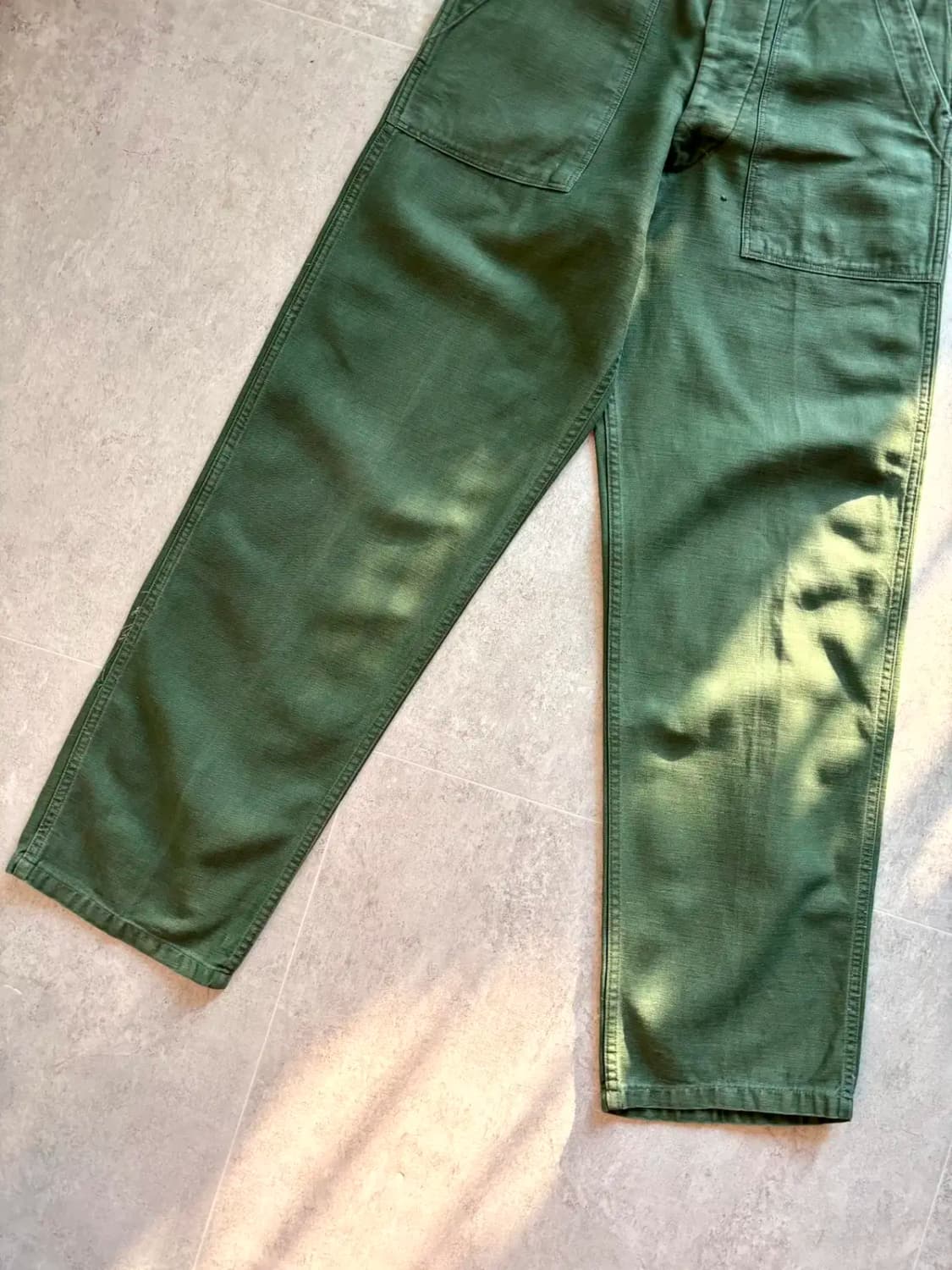 50's 미군 OG 107 퍼티그 팬츠 28~29" 초기형 상품이미지2