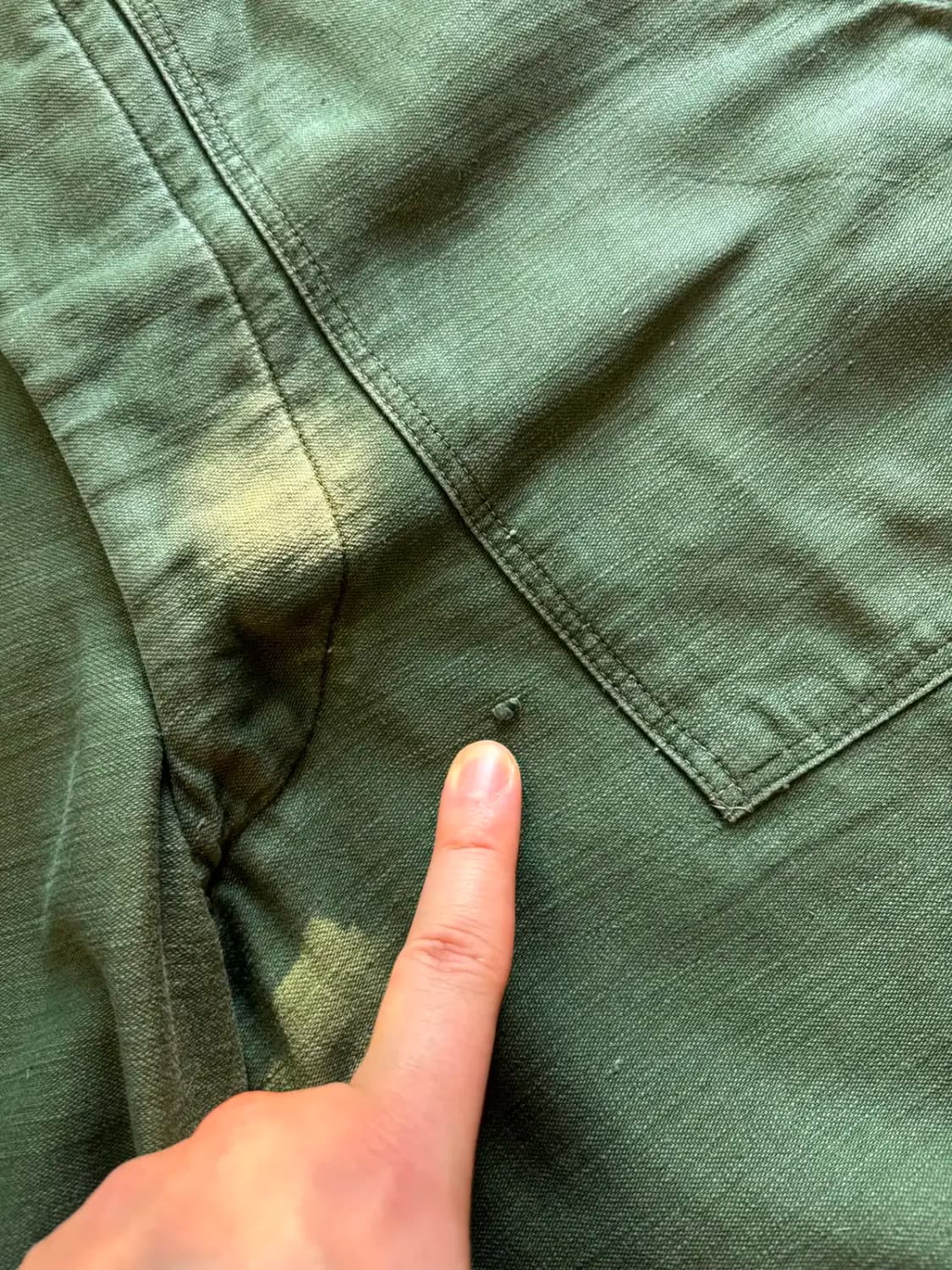 50's 미군 OG 107 퍼티그 팬츠 28~29" 초기형 상품이미지4