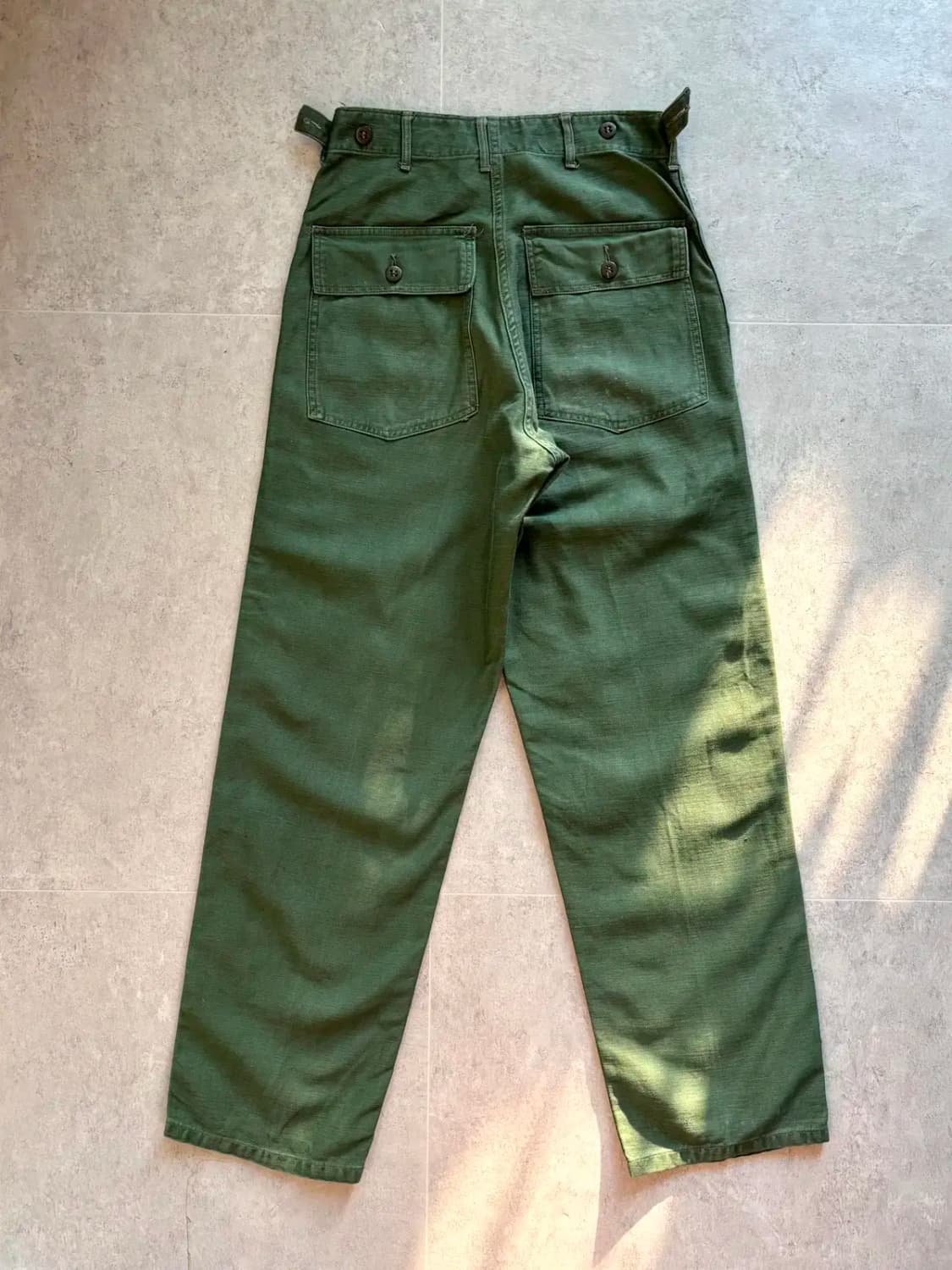50's 미군 OG 107 퍼티그 팬츠 28~29" 초기형 상품이미지9