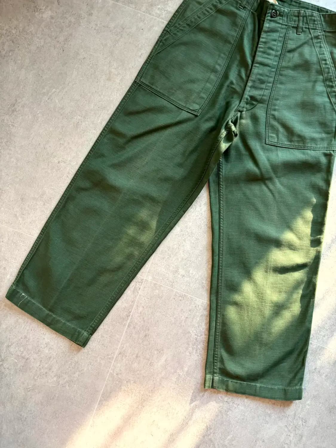 60's 미군 OG 107 퍼티그 팬츠 29~30" 전기형 상품이미지2