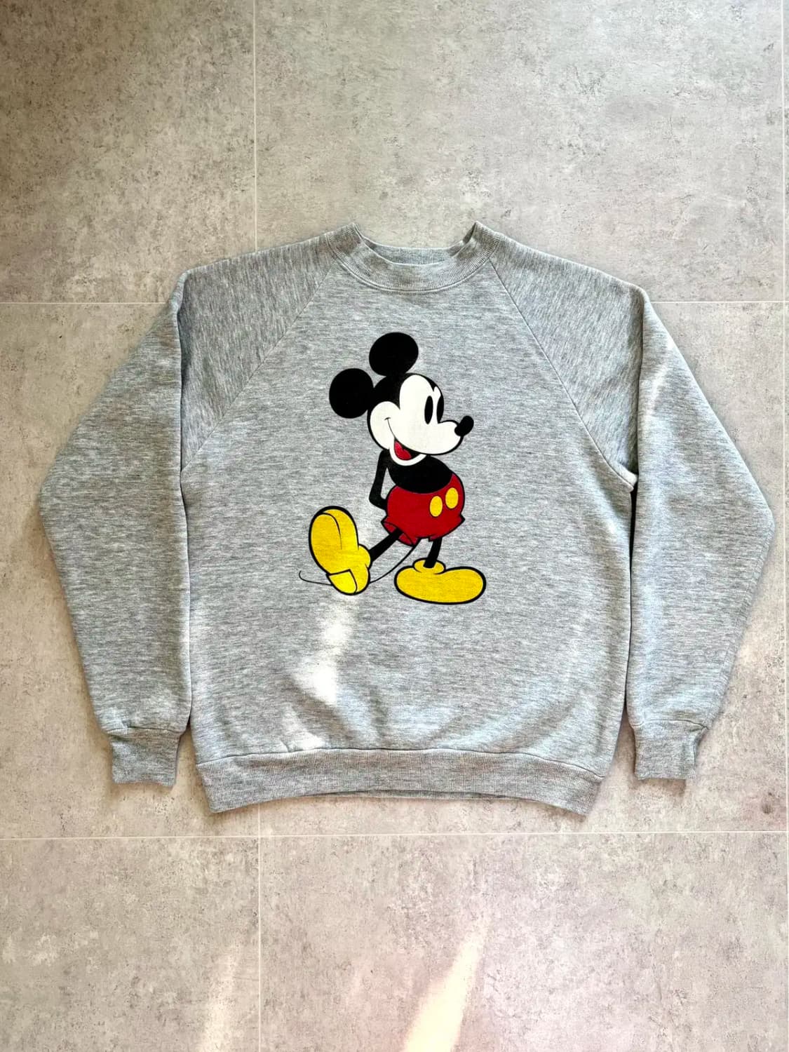 80's 월트 디즈니 오리지널 미키 마우스 스웻셔츠 L(100) 상품이미지1