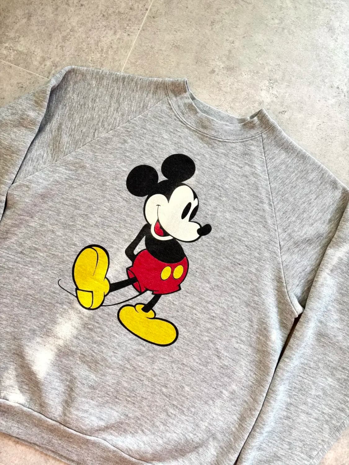 80's 월트 디즈니 오리지널 미키 마우스 스웻셔츠 L(100) 상품이미지2