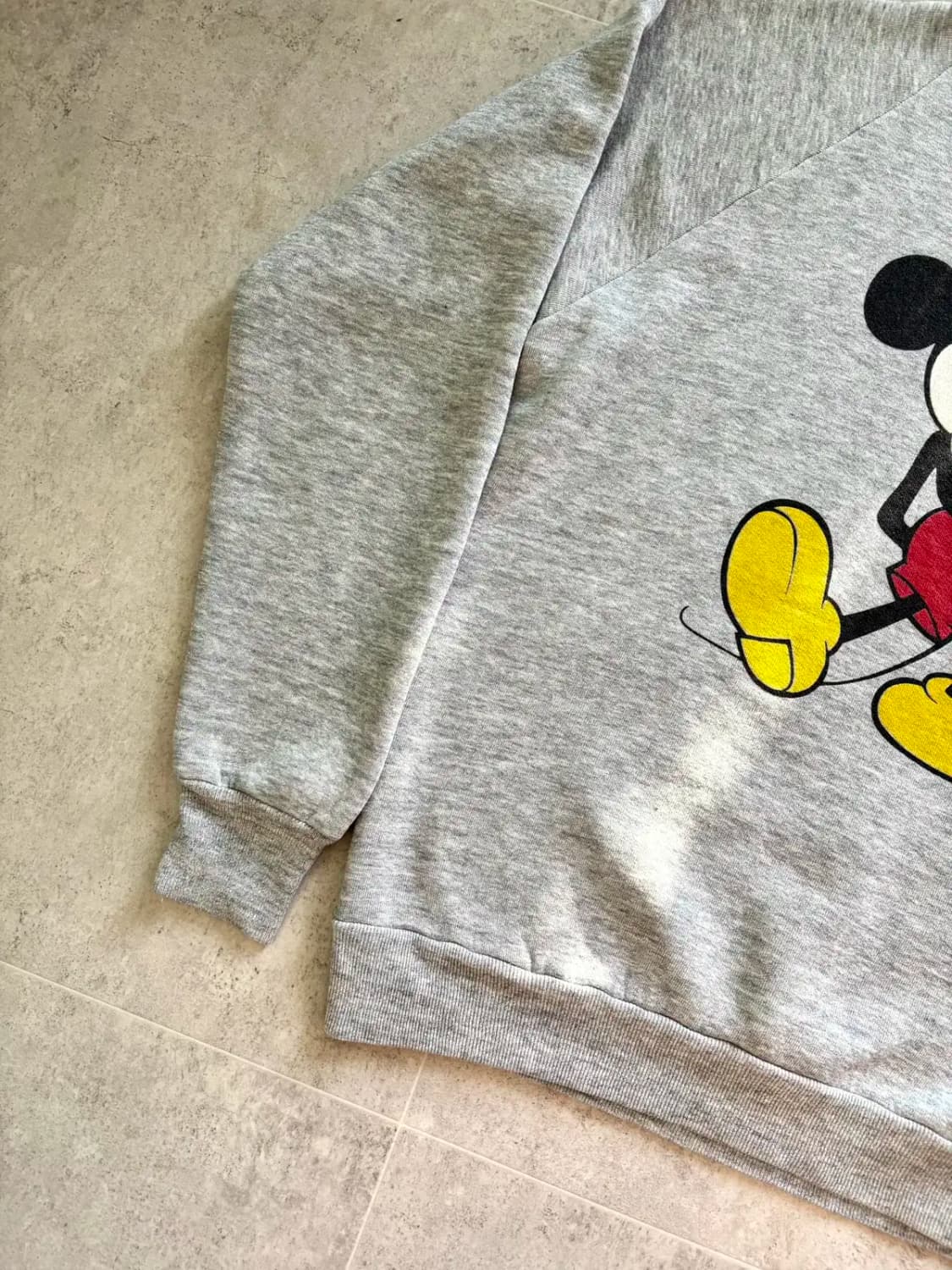 80's 월트 디즈니 오리지널 미키 마우스 스웻셔츠 L(100) 상품이미지3