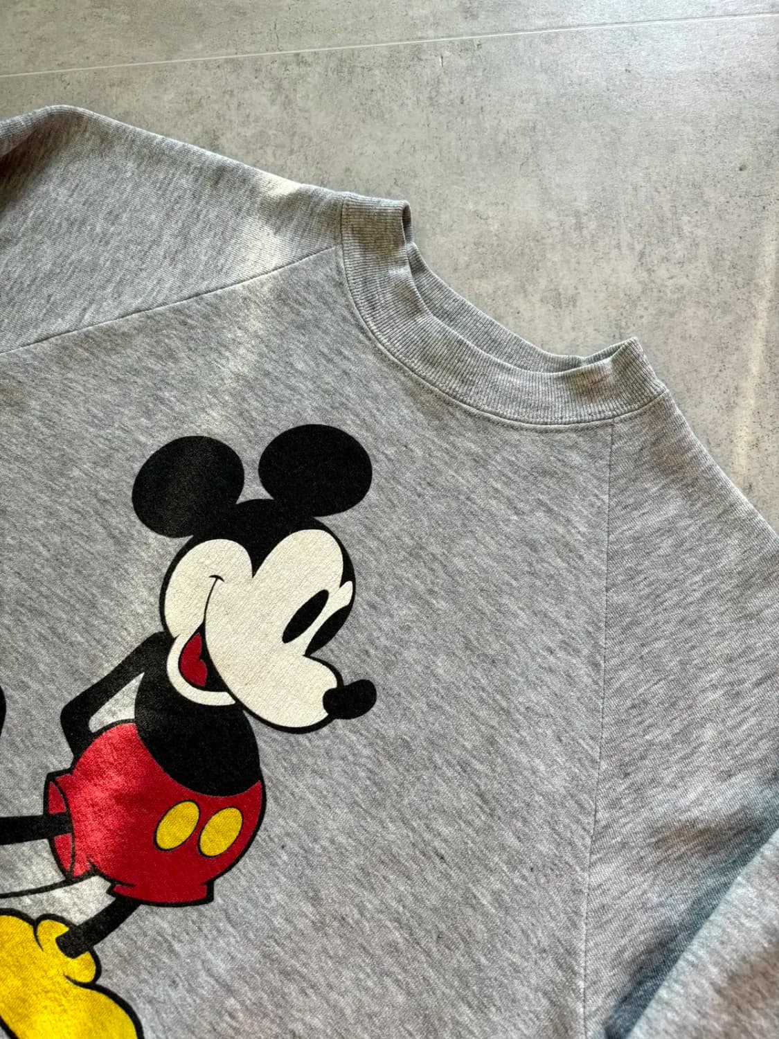 80's 월트 디즈니 오리지널 미키 마우스 스웻셔츠 L(100) 상품이미지5