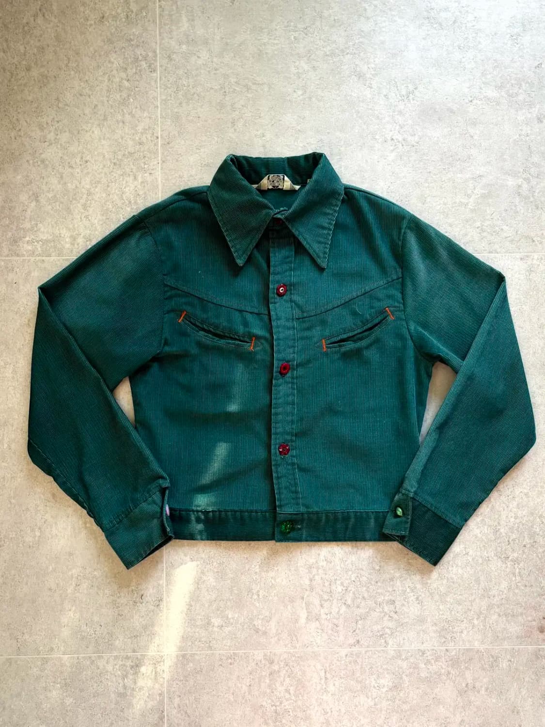 70's 리바이스 코듀로이 웨스턴 자켓 우먼즈 55~66 상품이미지1