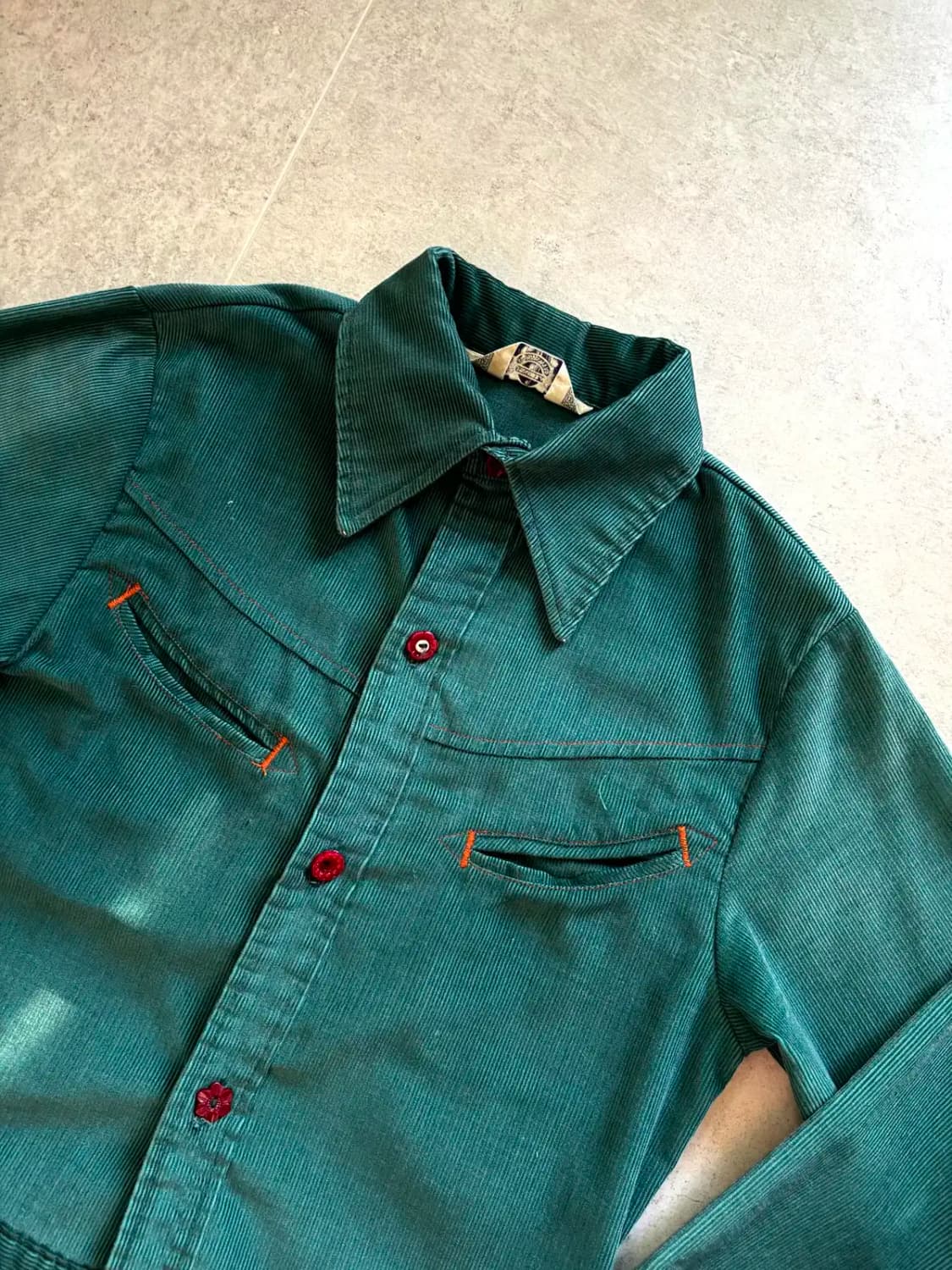 70's 리바이스 코듀로이 웨스턴 자켓 우먼즈 55~66 상품이미지2